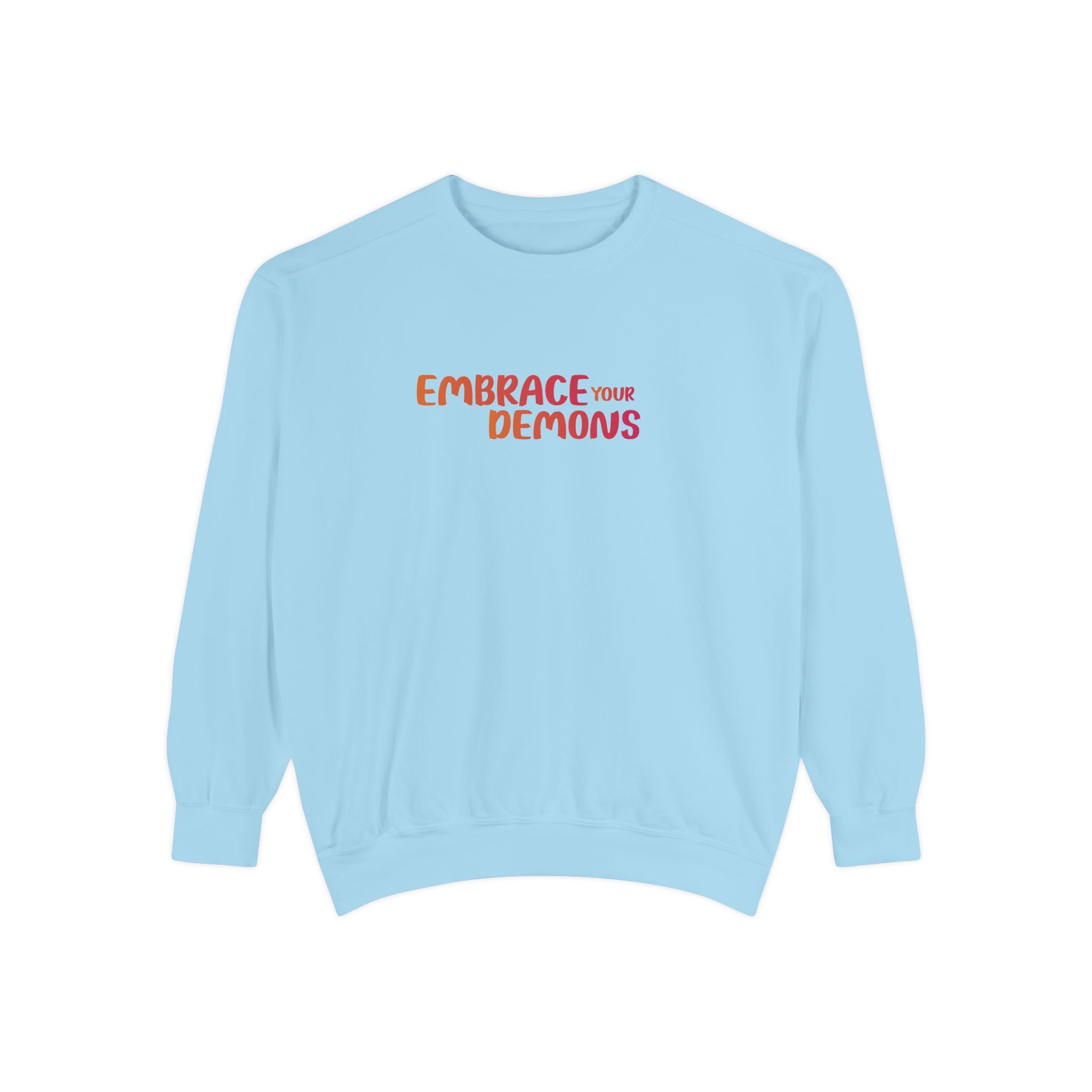 Embrace Your Demons Sweatshirt — Samurai Warrior Graphic Crewneck