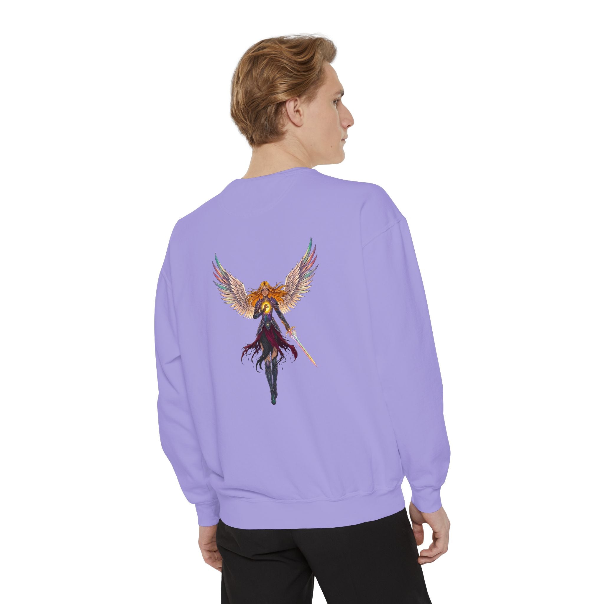 Embrace Your Demons Sweatshirt — Angel Warrior Graphic Crewneck