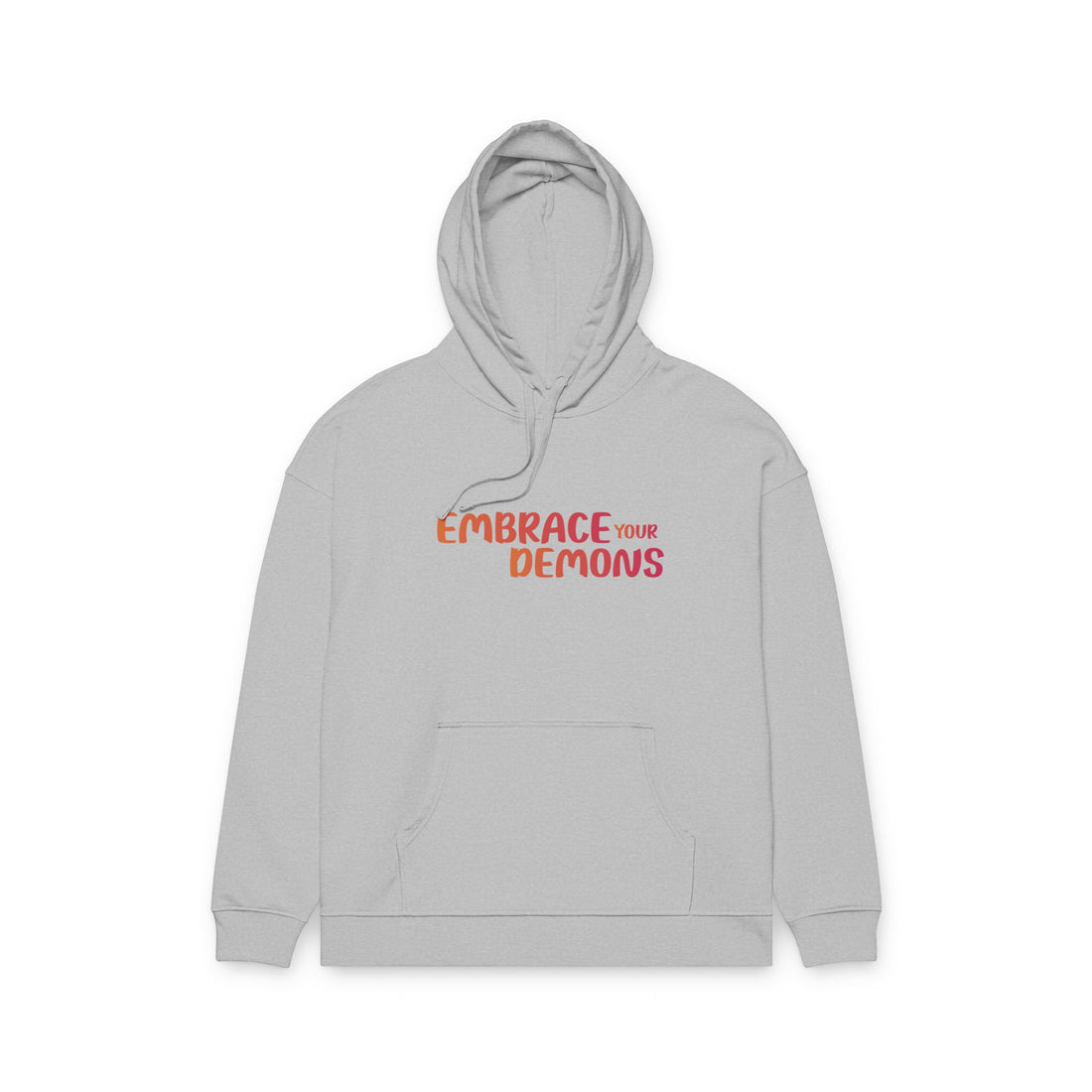 Embrace Your Demons Hoodie — Graphic Spirituality Pullover