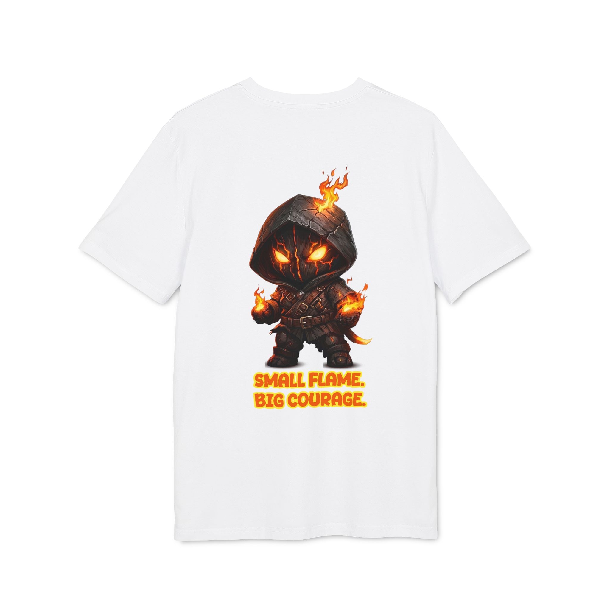 Embrace Your Demons T-Shirt — Small Flame Big Courage Graphic Tee