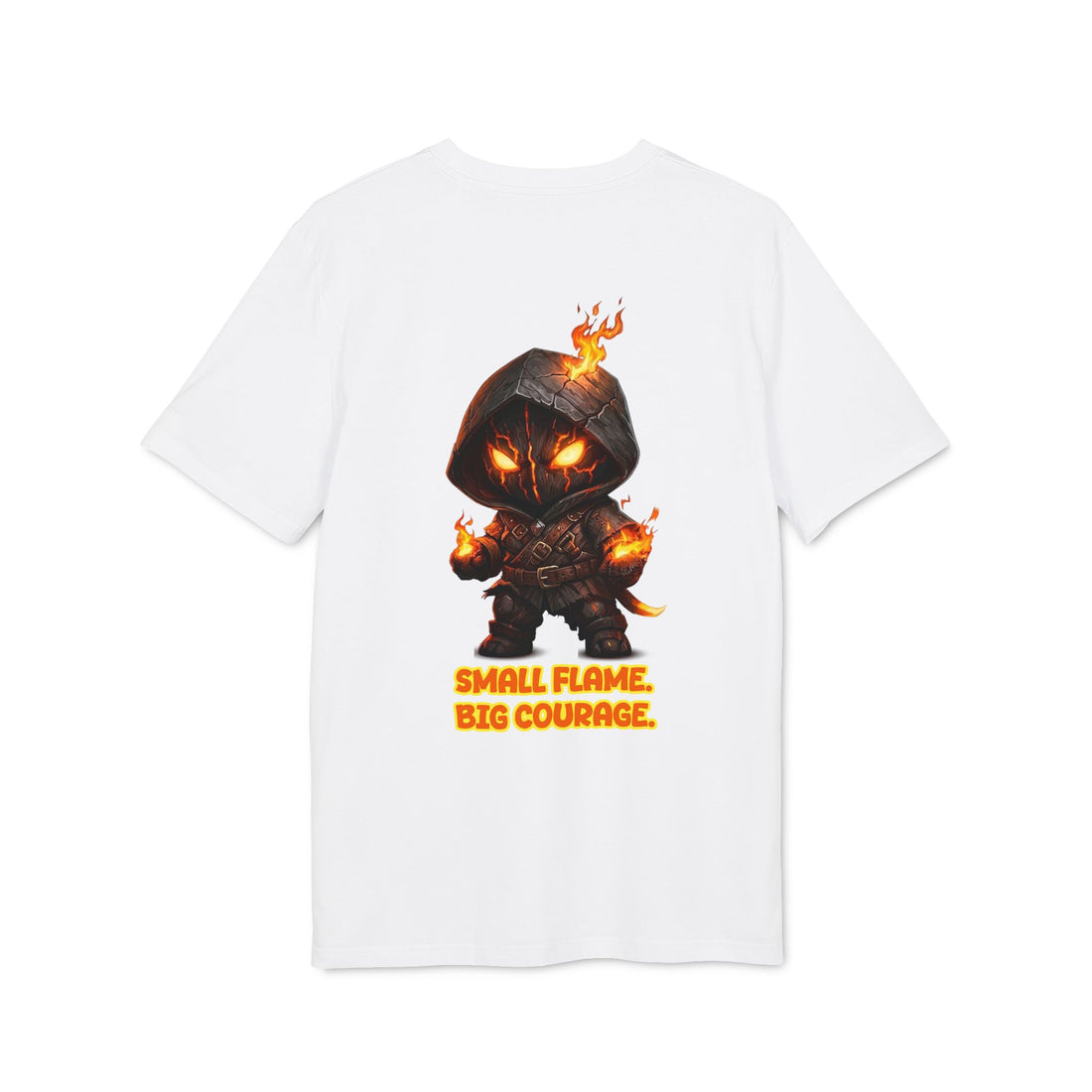 Embrace Your Demons T-Shirt — Small Flame Big Courage Graphic Tee