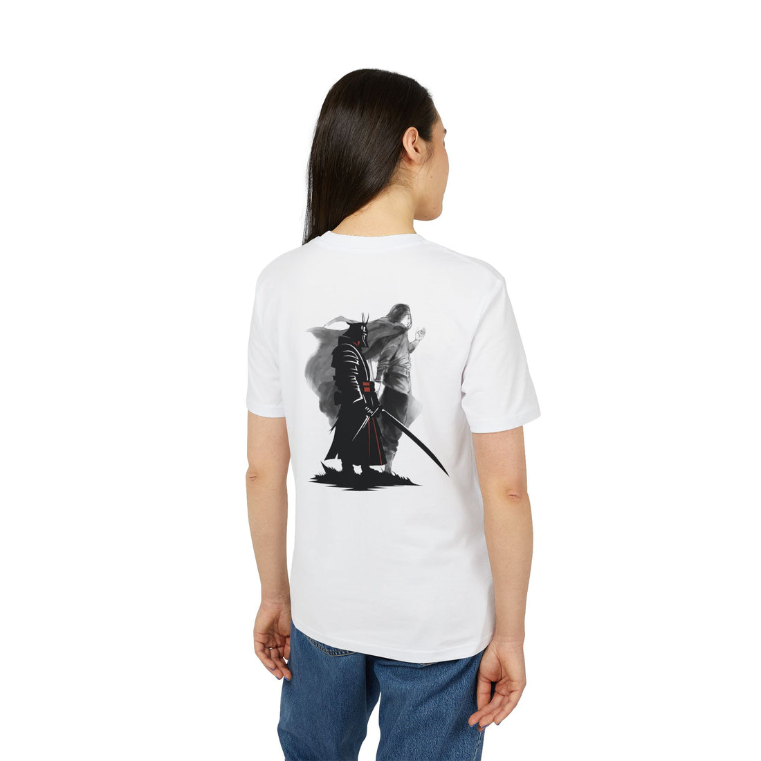 Samurai Shadow Tee — "Embrace the Demons" Graphic T-Shirt