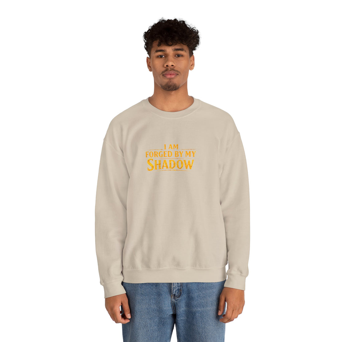 Embrace Your Demons Crewneck Sweatshirt Fantasy Warrior Graphic