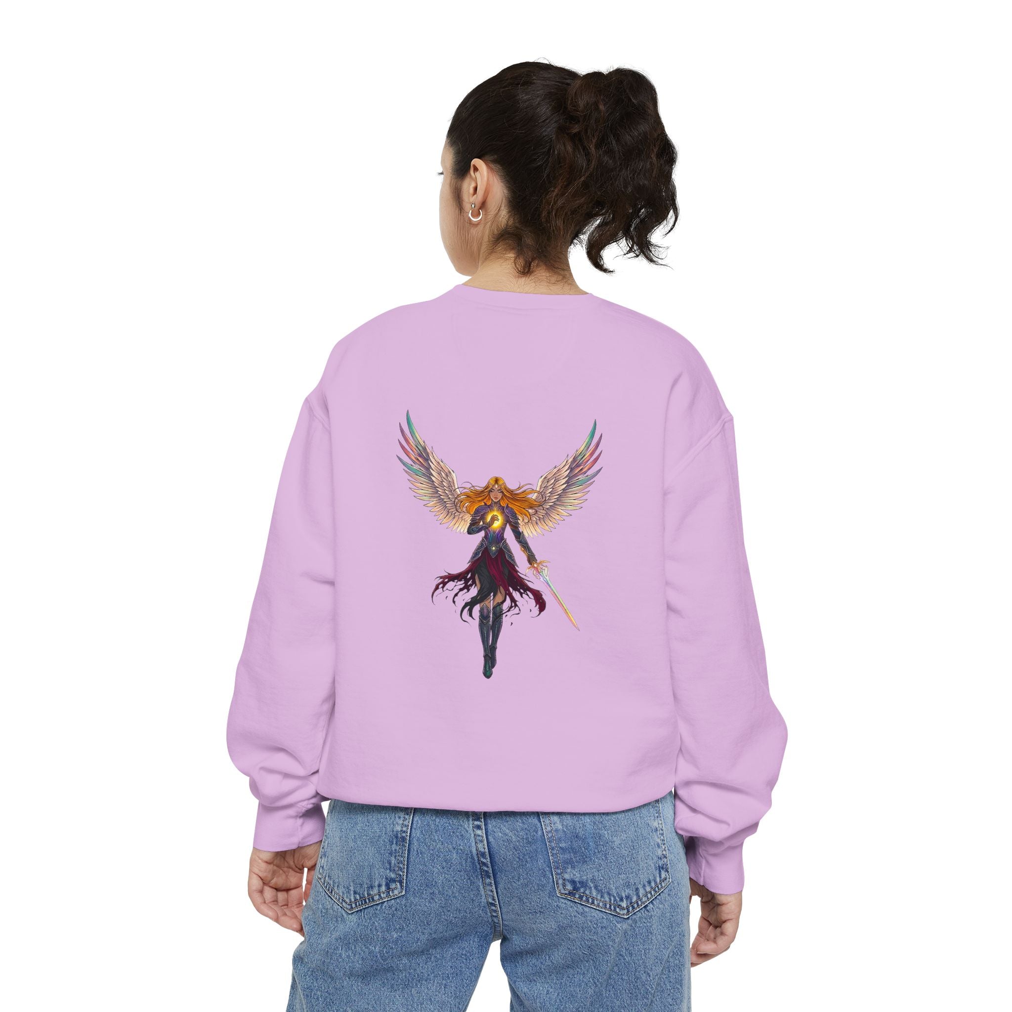 Embrace Your Demons Sweatshirt — Angel Warrior Graphic Crewneck