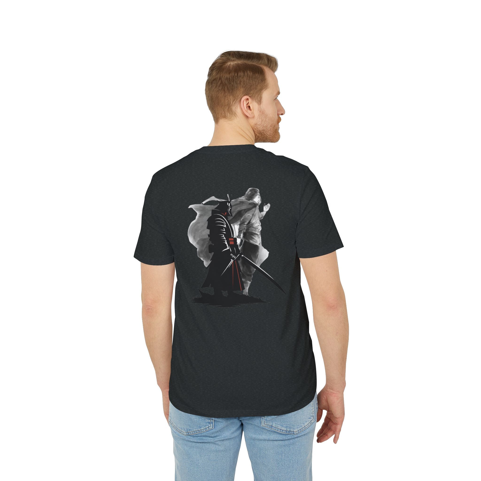 Samurai Shadow Tee — "Embrace the Demons" Graphic T-Shirt