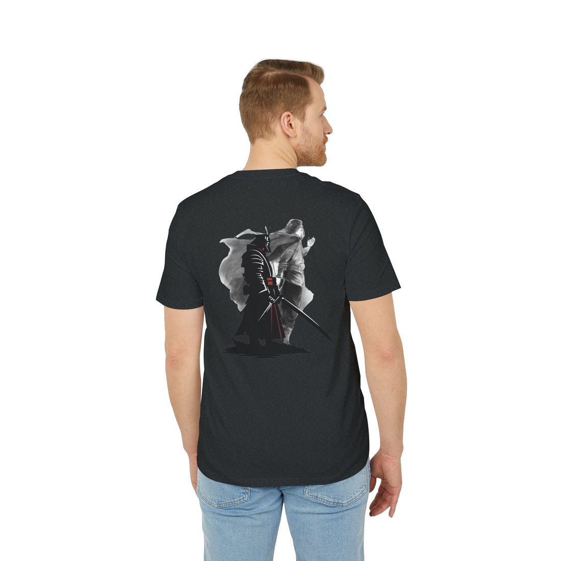 Samurai Shadow Tee — "Embrace the Demons" Graphic T-Shirt