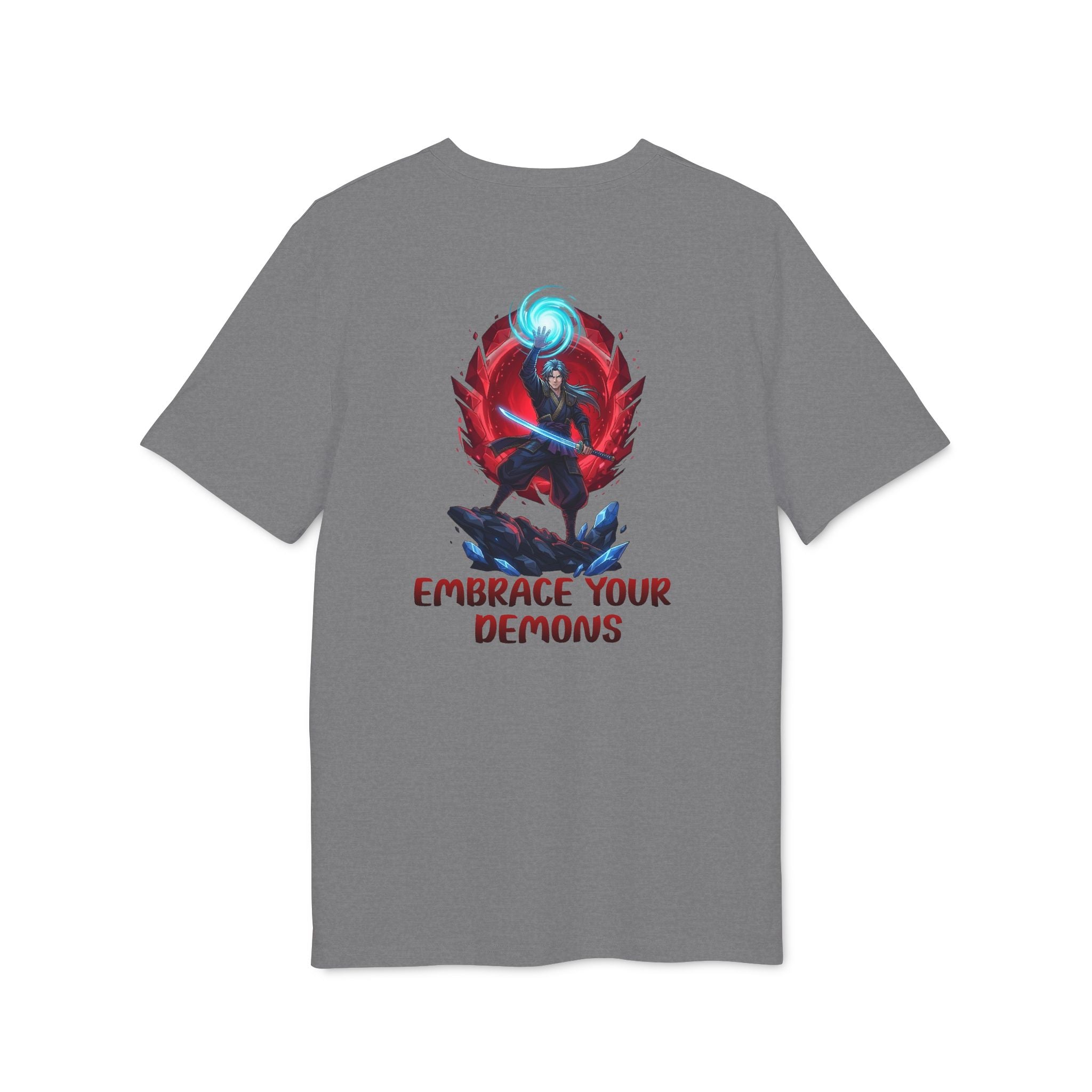 Embrace Your Demons T-Shirt — Gothic Demon Rider Graphic Tee