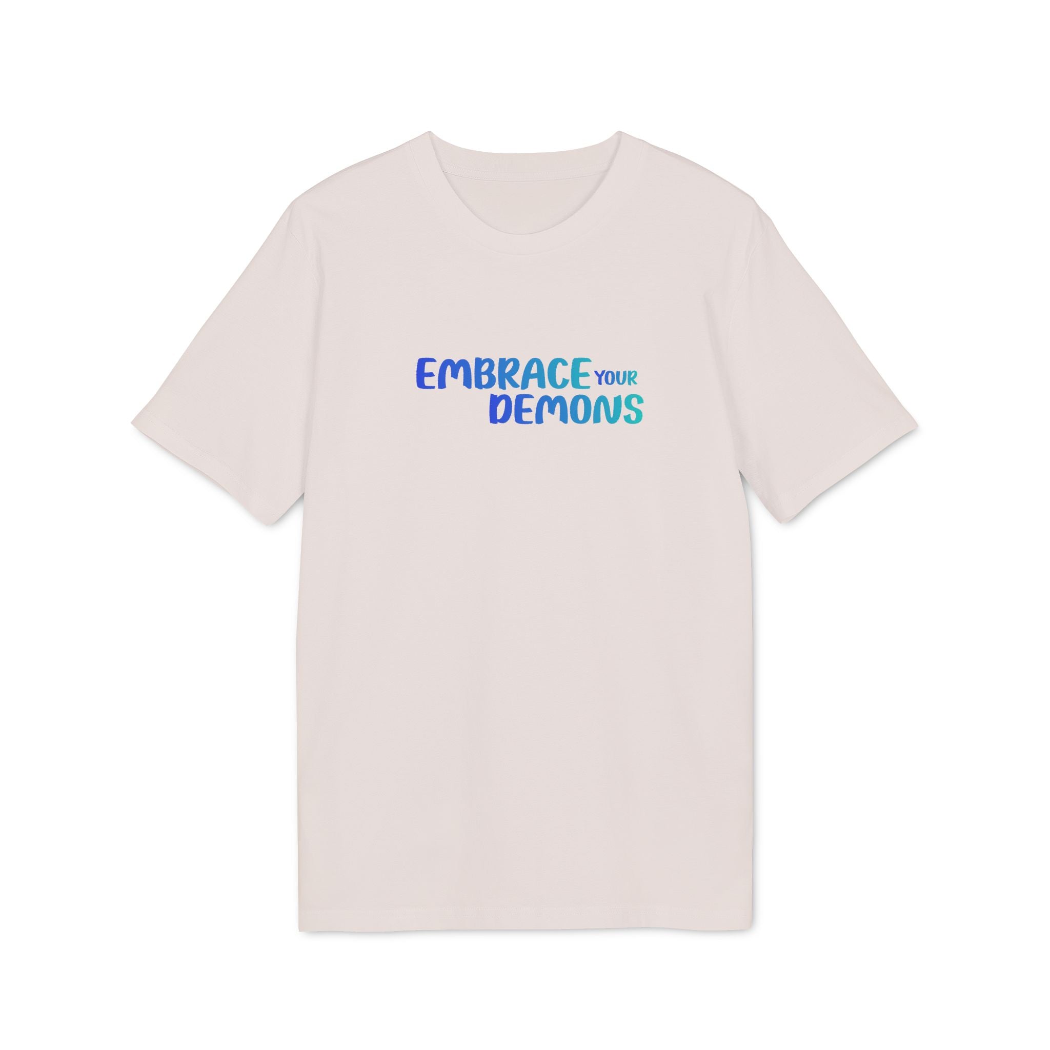 Embrace Your Demons T-Shirt — Cute Blue Fox 'Cold Heart, Warm Soul' Graphic Tee
