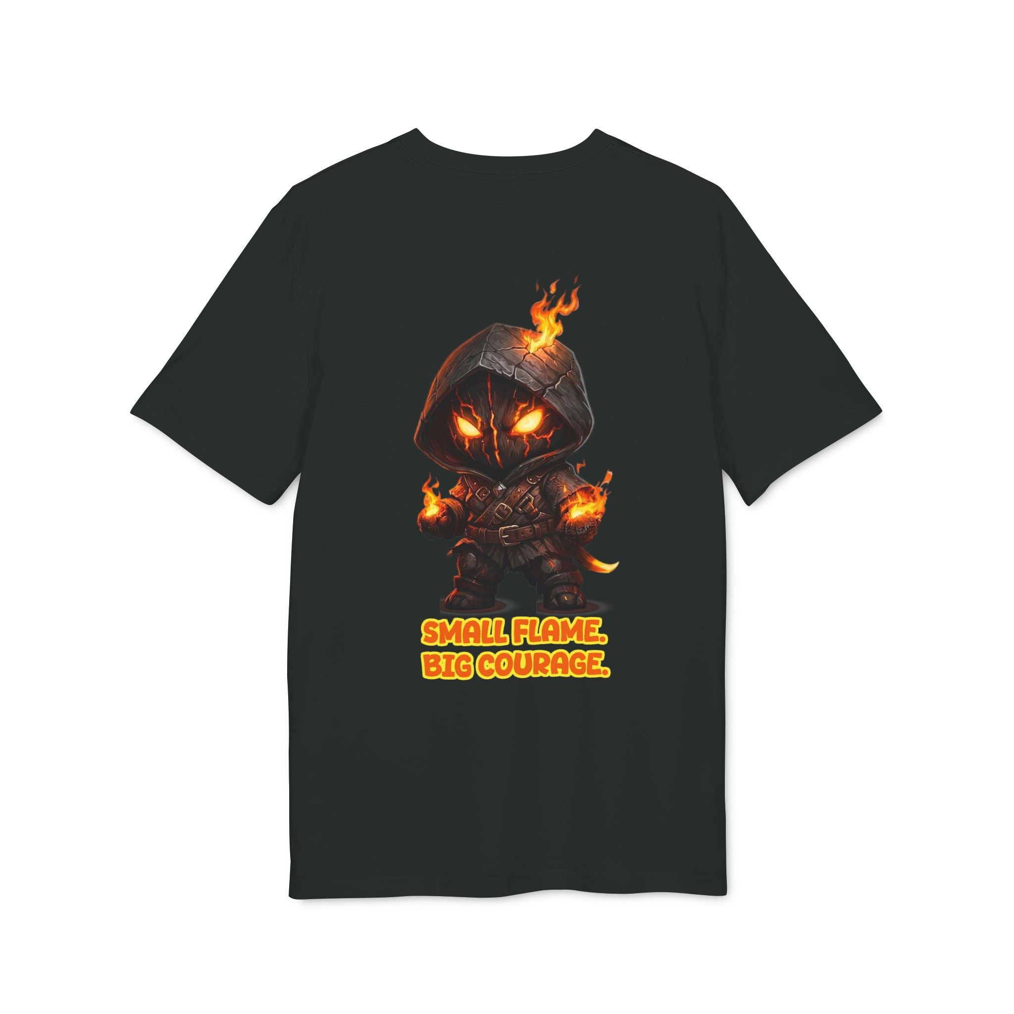 Embrace Your Demons T-Shirt — Small Flame Big Courage Graphic Tee