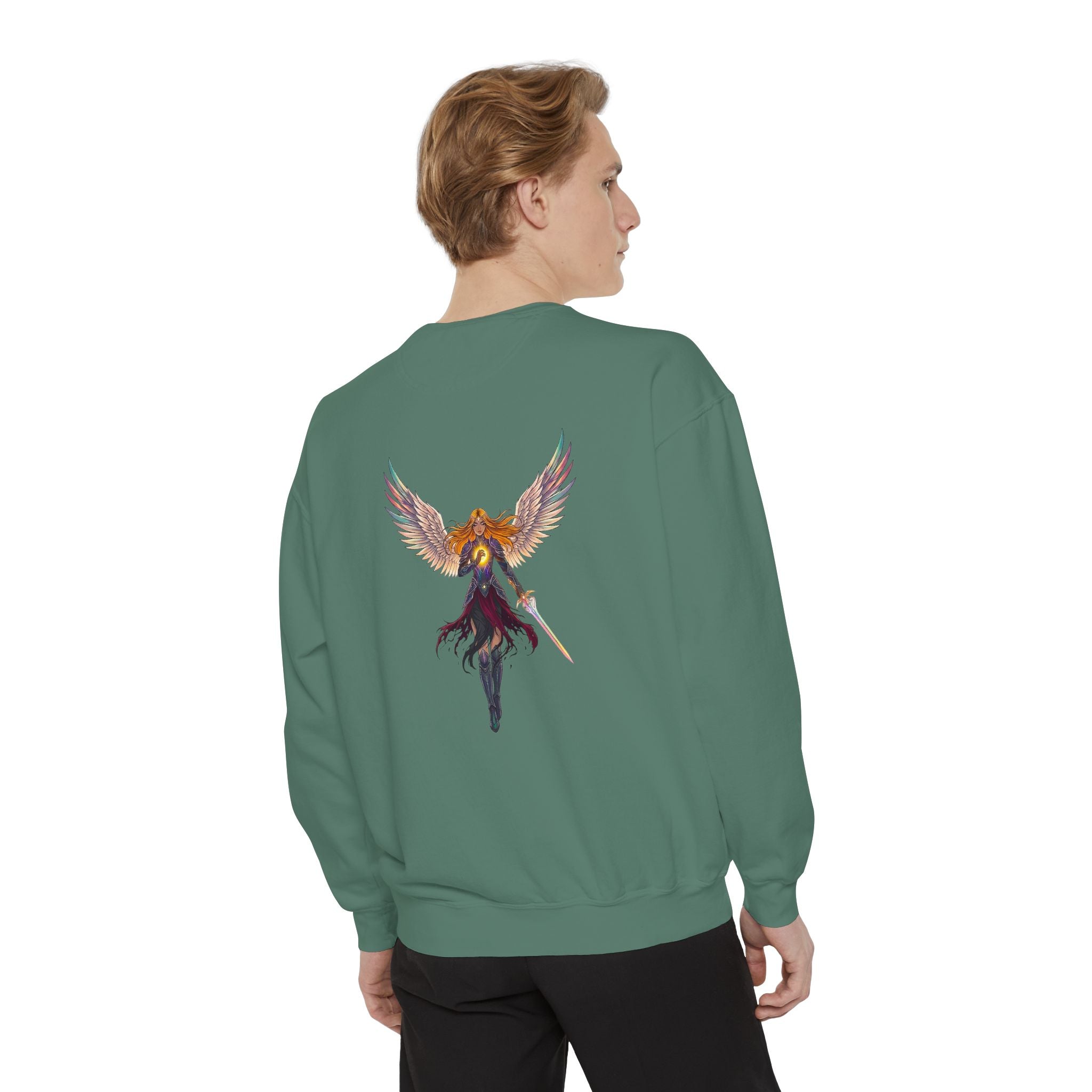 Embrace Your Demons Sweatshirt — Angel Warrior Graphic Crewneck