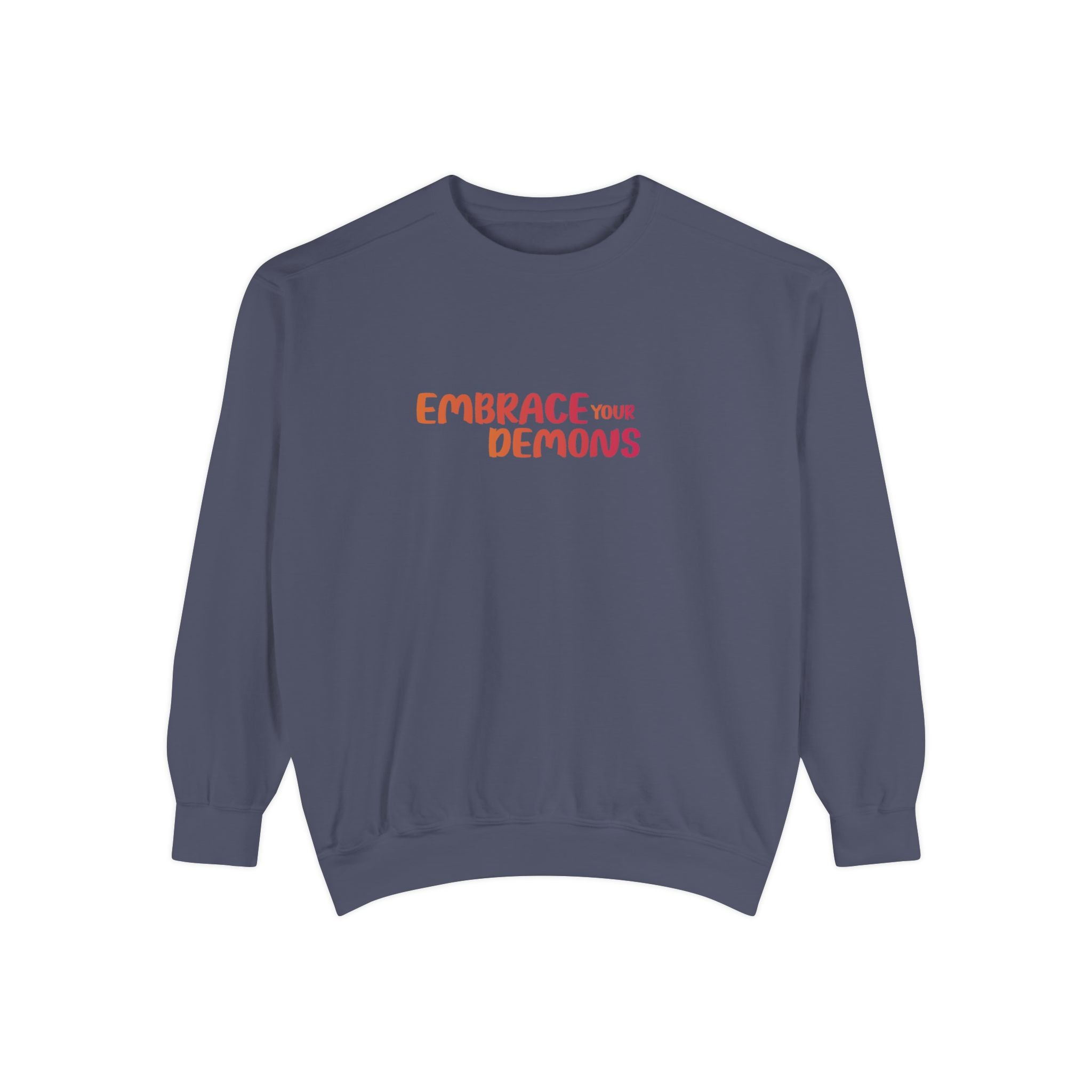 Embrace Your Demons Sweatshirt — Spiritual Fox Art Crewneck