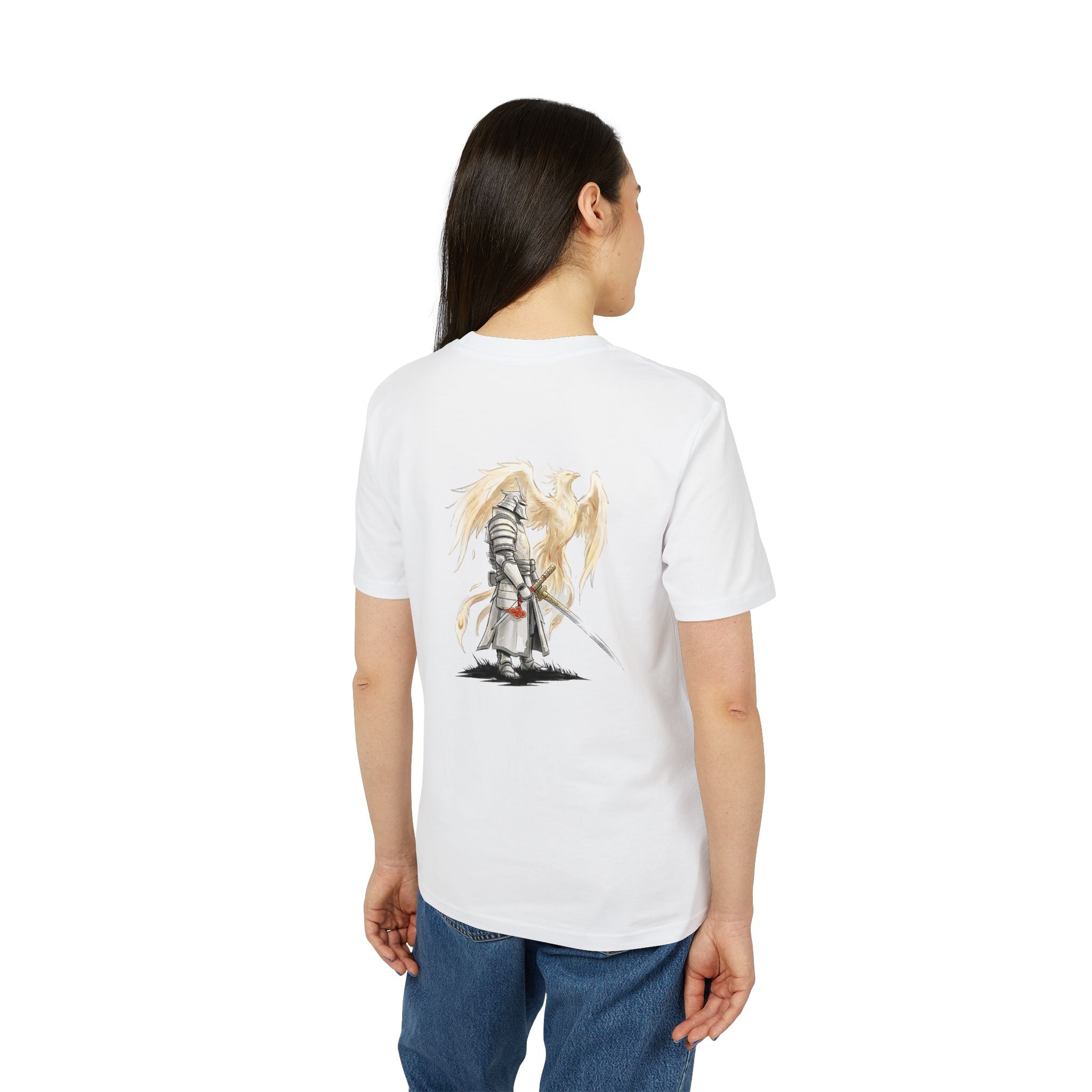 T-Shirt — “I Am Forged By My Shadow” Knight Angel Graphic Tee