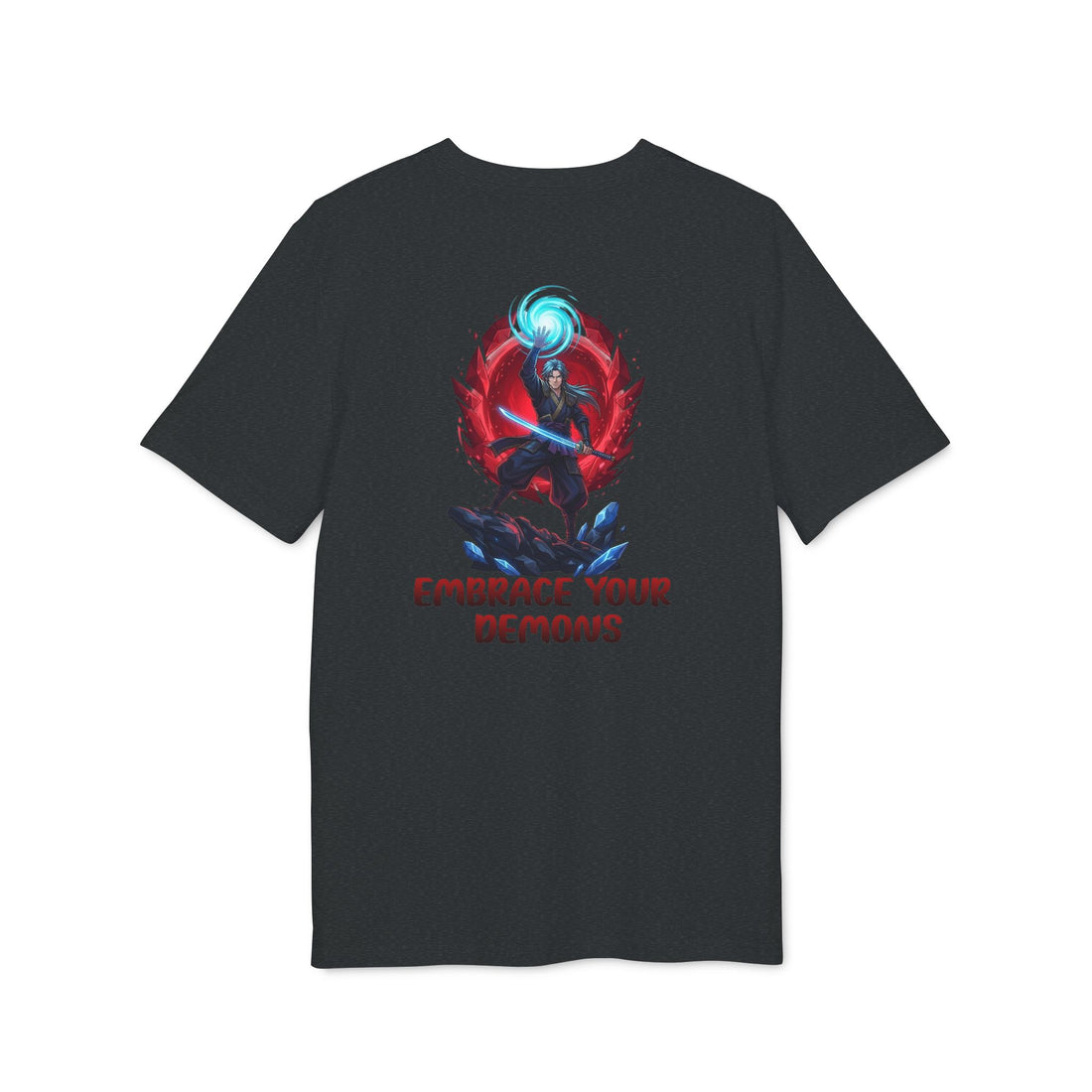 Embrace Your Demons T-Shirt — Gothic Demon Rider Graphic Tee