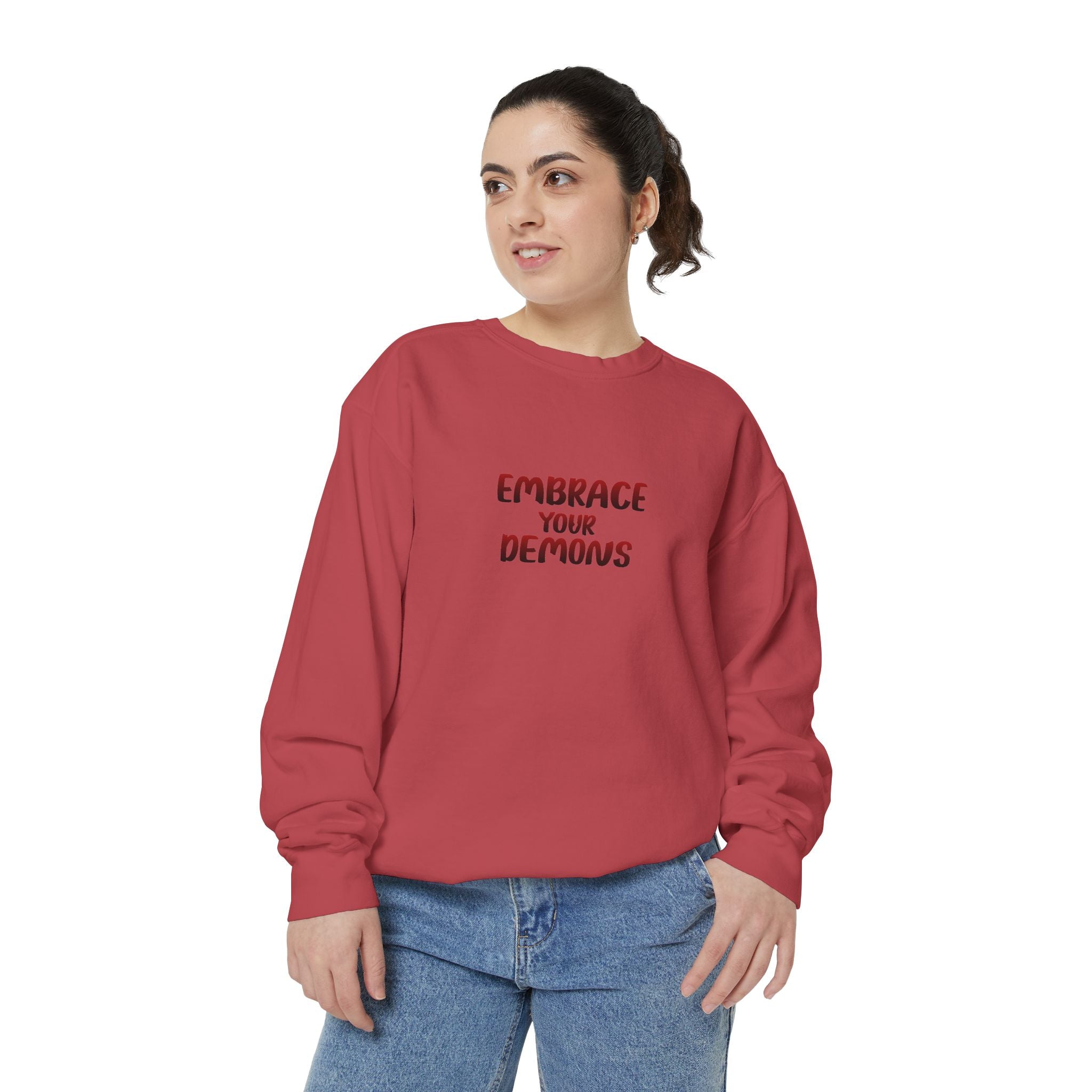 Embrace Your Demons Sweatshirt — Beautifully Dangerous Graphic Crewneck