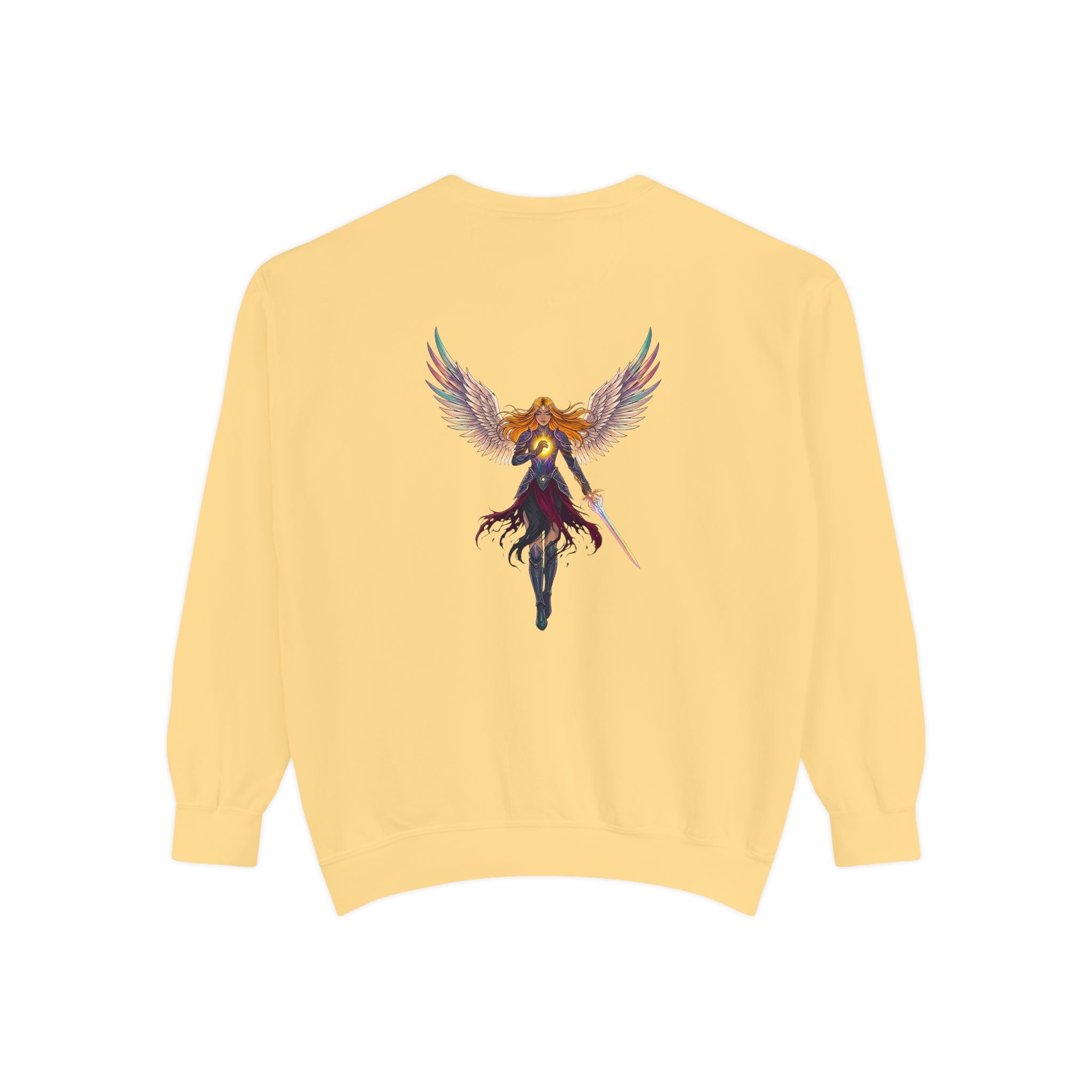Embrace Your Demons Sweatshirt — Angel Warrior Graphic Crewneck