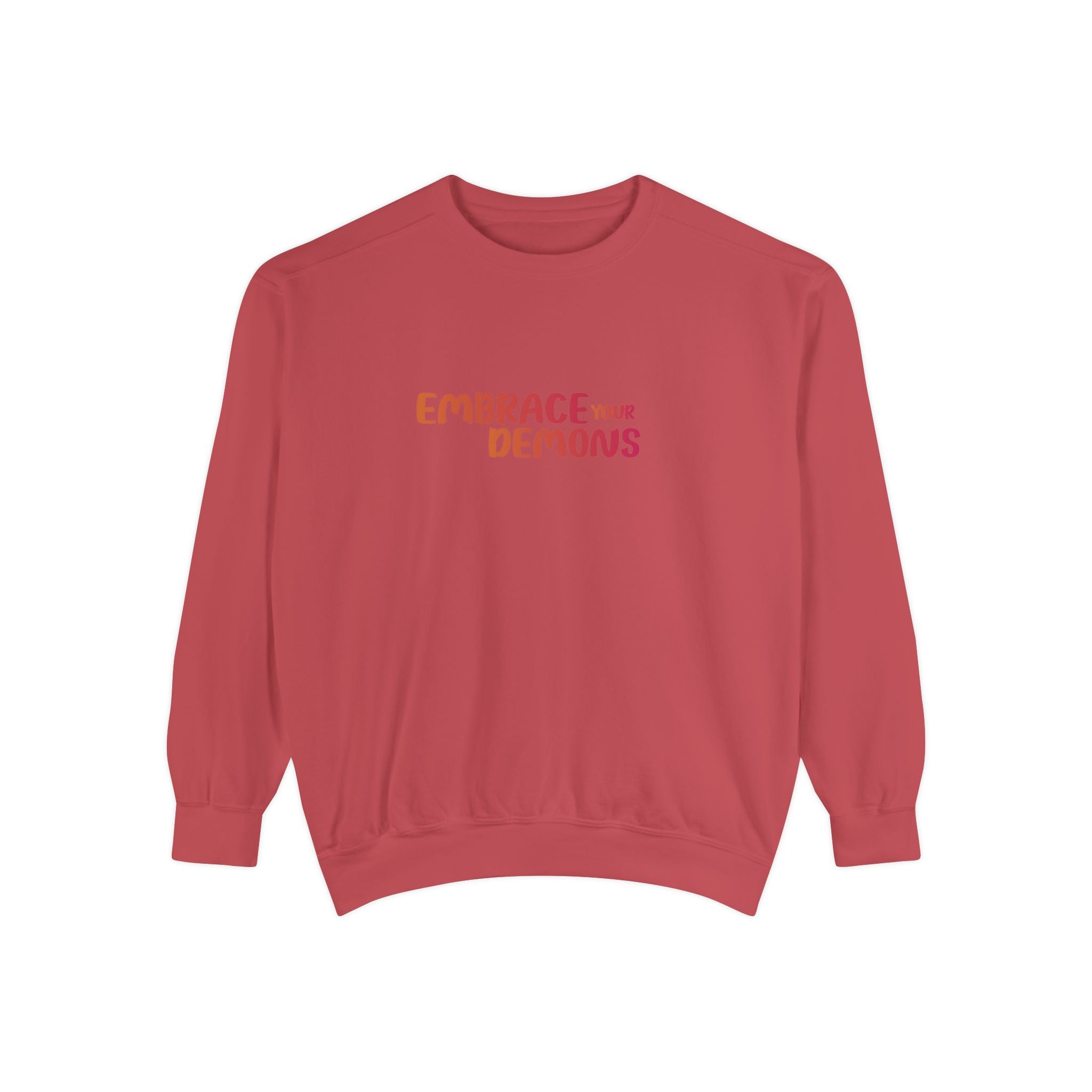 Embrace Your Demons Sweatshirt — Spiritual Fox Art Crewneck