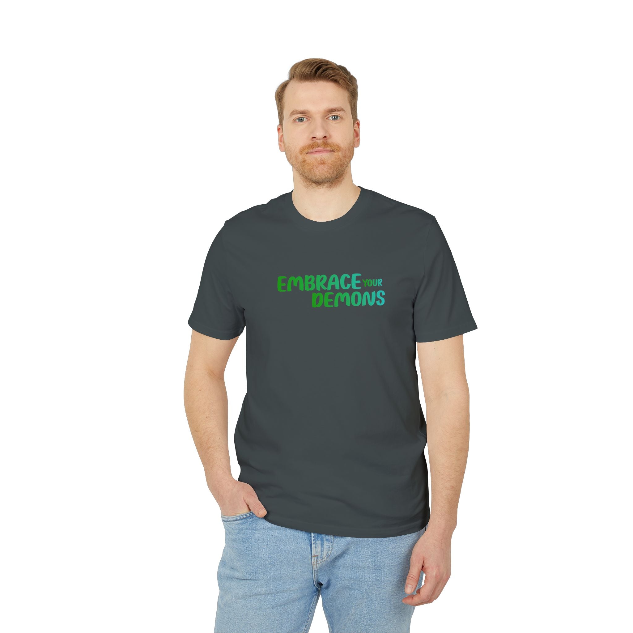 Embrace Your Demons T-Shirt — Cute Forest Mage Graphic Tee