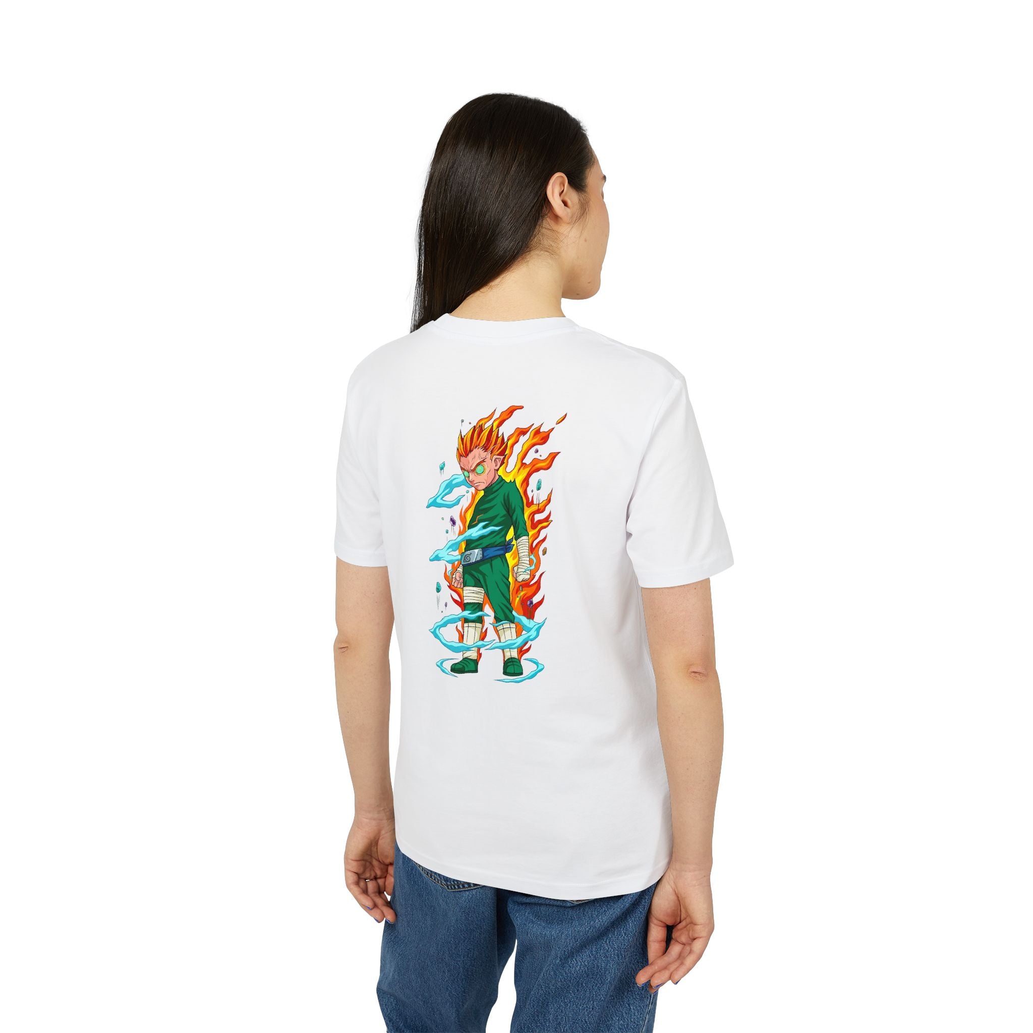 Anime Flame Warrior Graphic T-Shirt