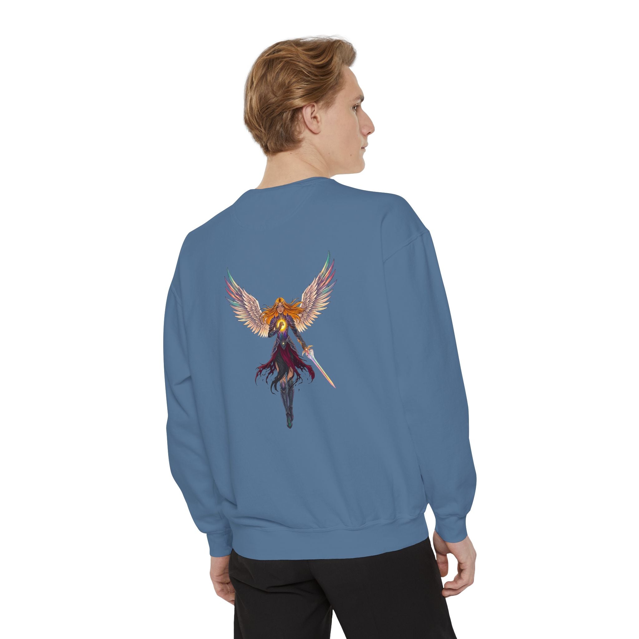 Embrace Your Demons Sweatshirt — Angel Warrior Graphic Crewneck