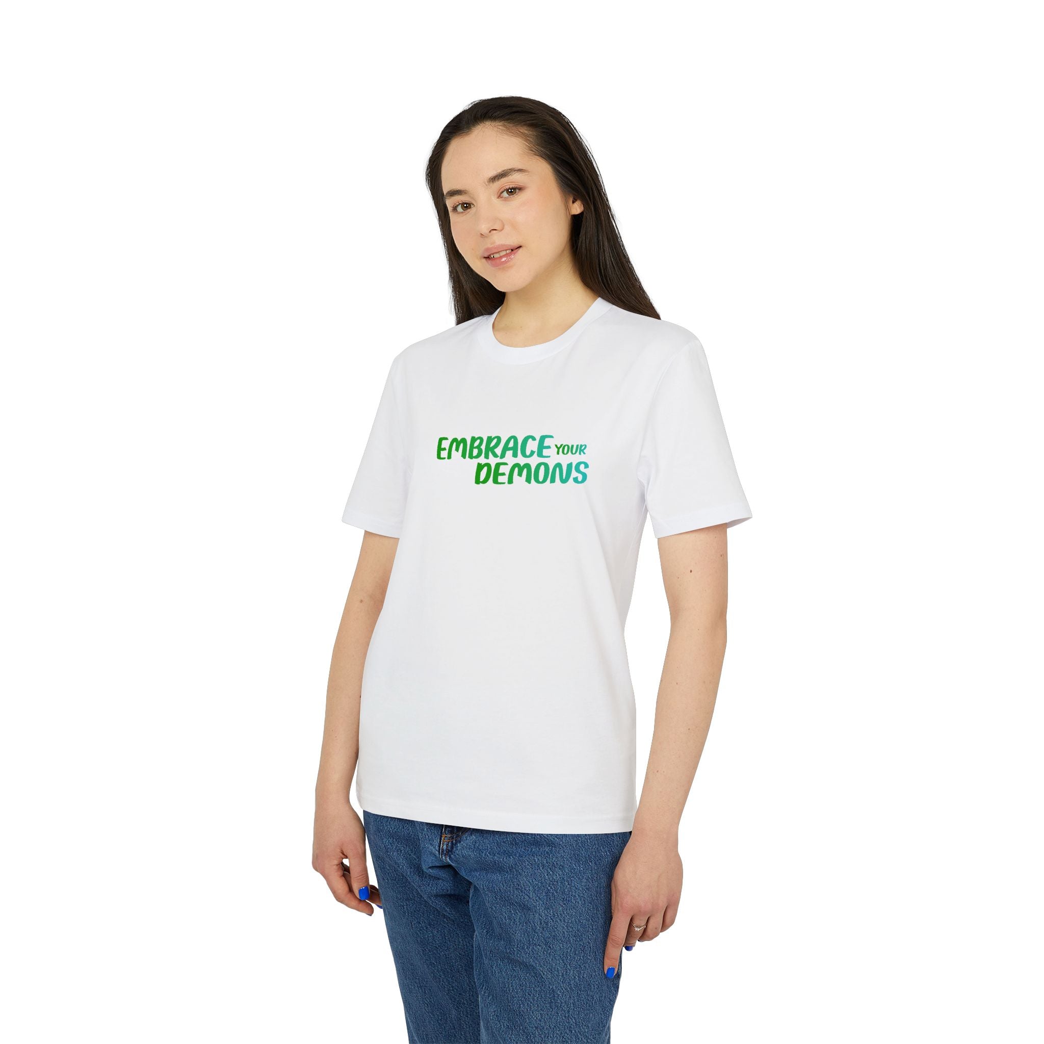 Embrace Your Demons T-Shirt — Cute Forest Mage Graphic Tee
