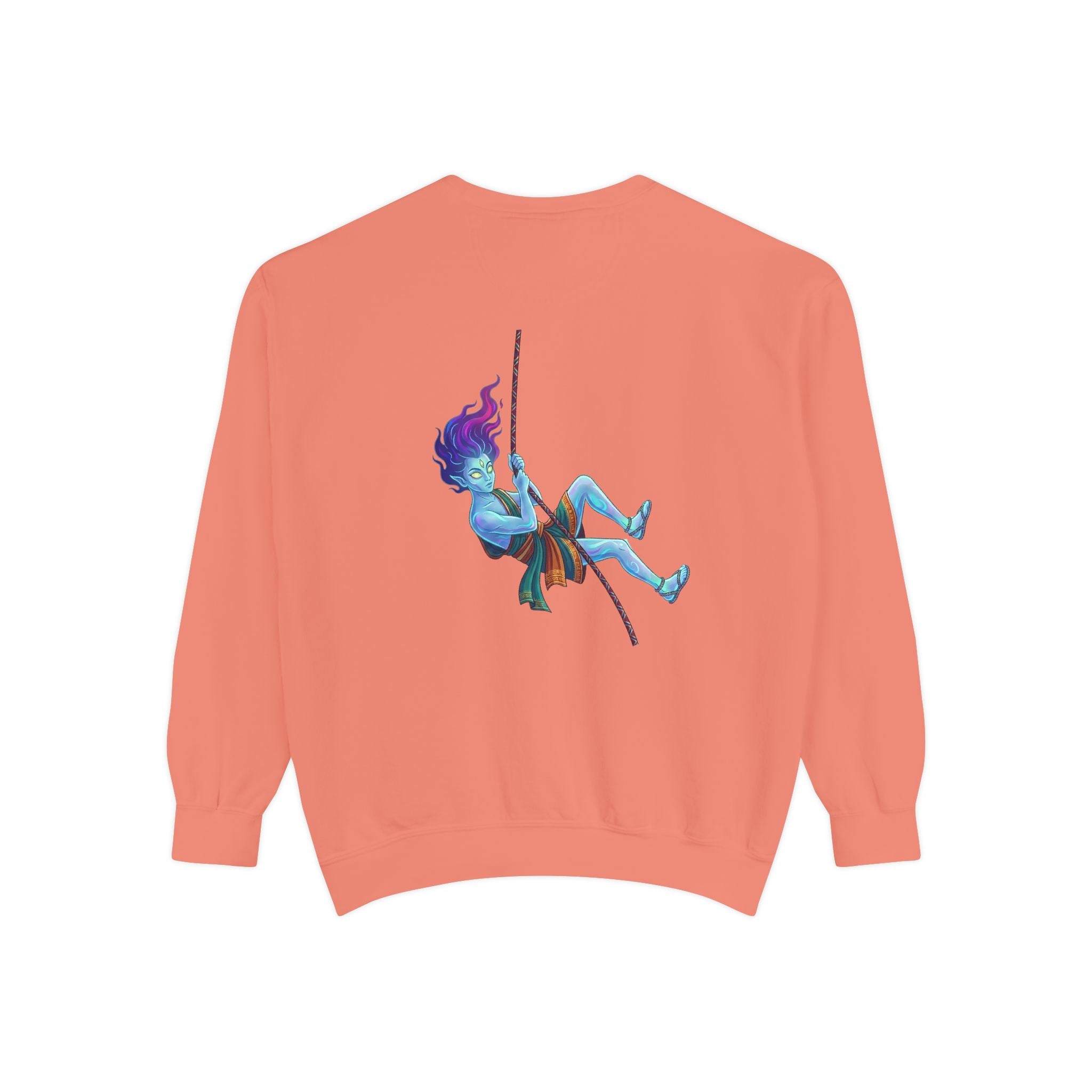 Sweatshirt — "Embrace Your Demons" Demon Climber Graphic Sweatshirt