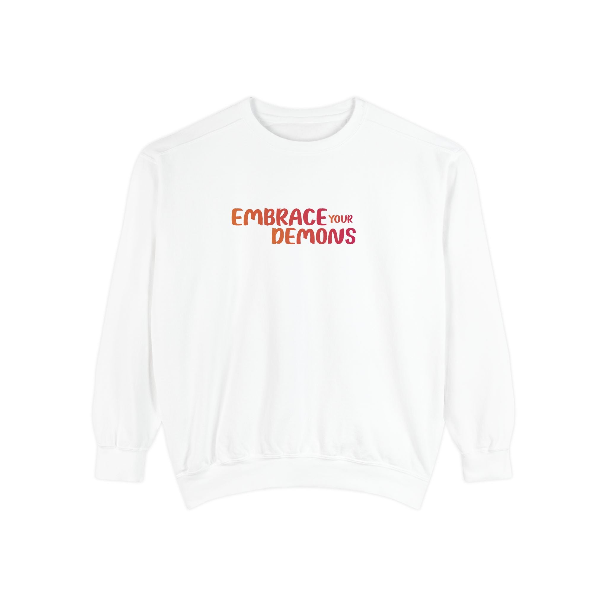 Embrace Your Demons Sweatshirt — Samurai Warrior Graphic Crewneck
