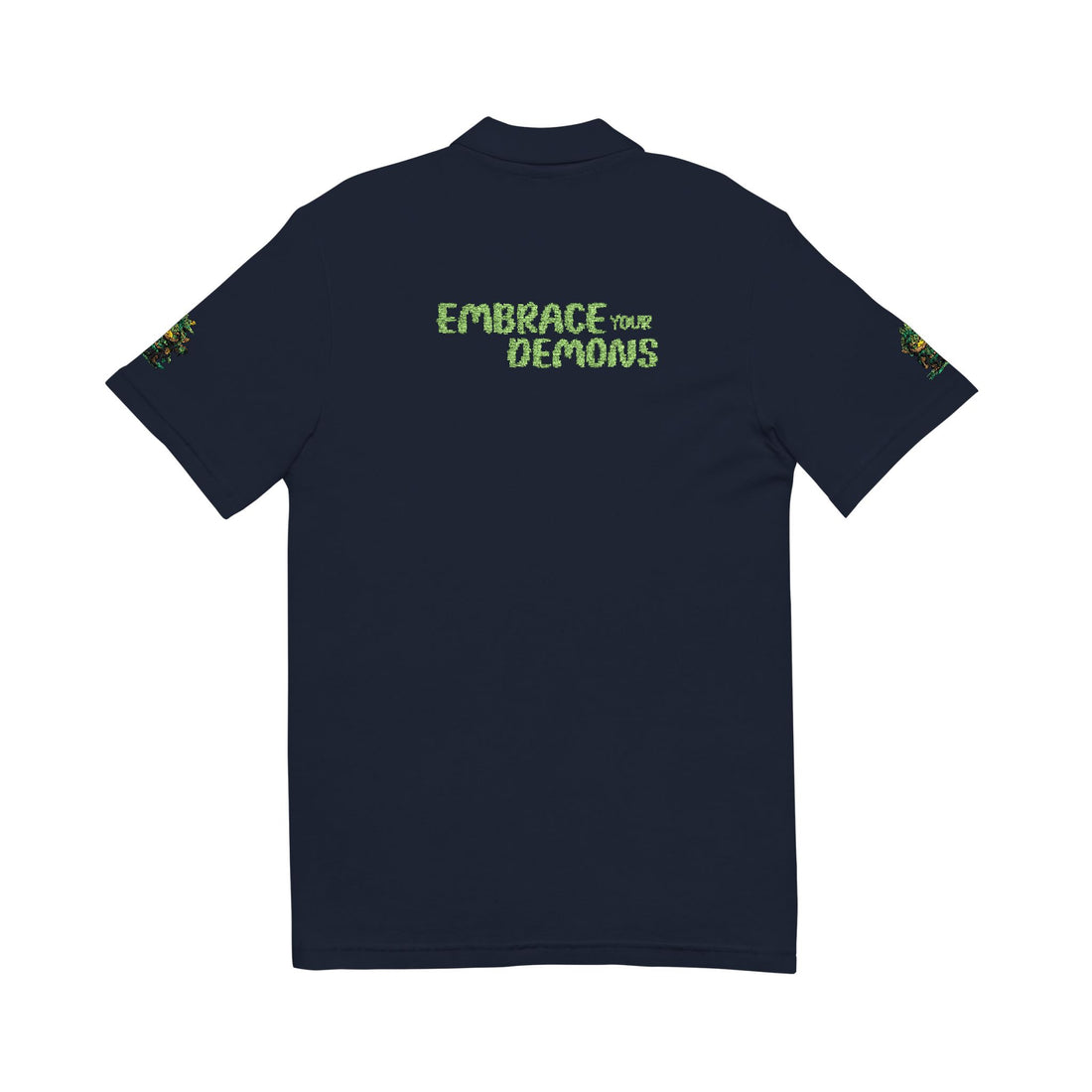 Embrace Your Demons Embroidered 'Forest of Feelings' Polo Shirt