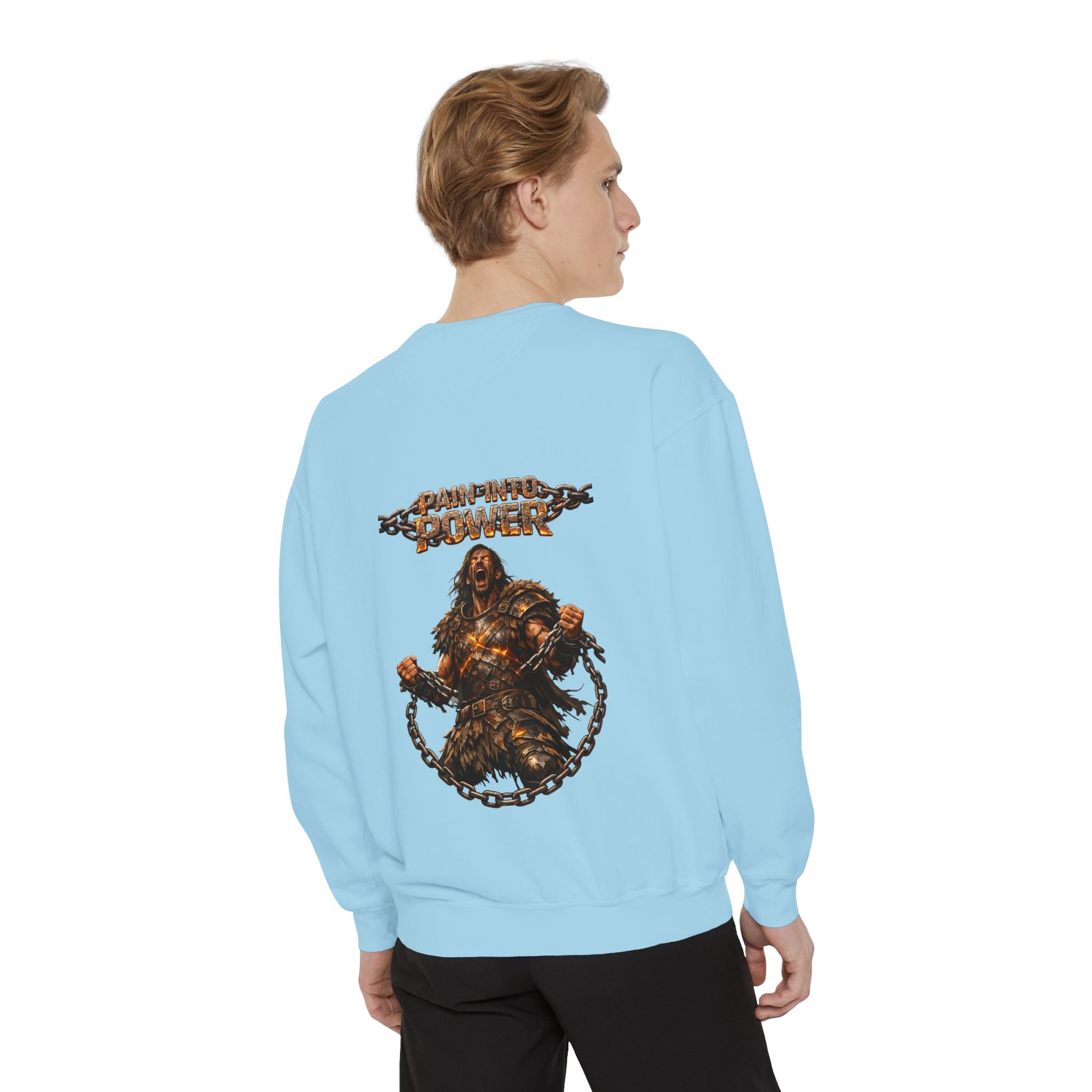 Embrace Your Demons Sweatshirt — Viking Warrior Graphic Crewneck