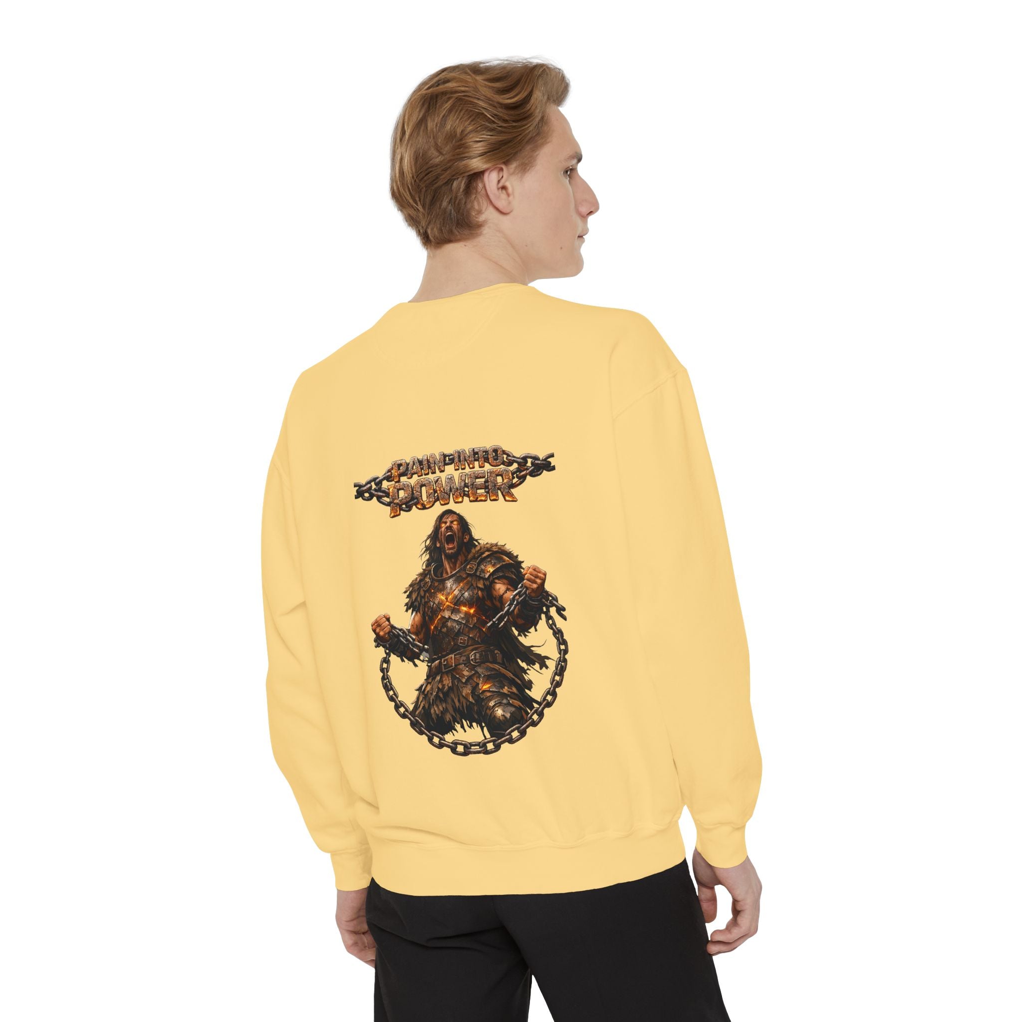 Embrace Your Demons Sweatshirt — Viking Warrior Graphic Crewneck