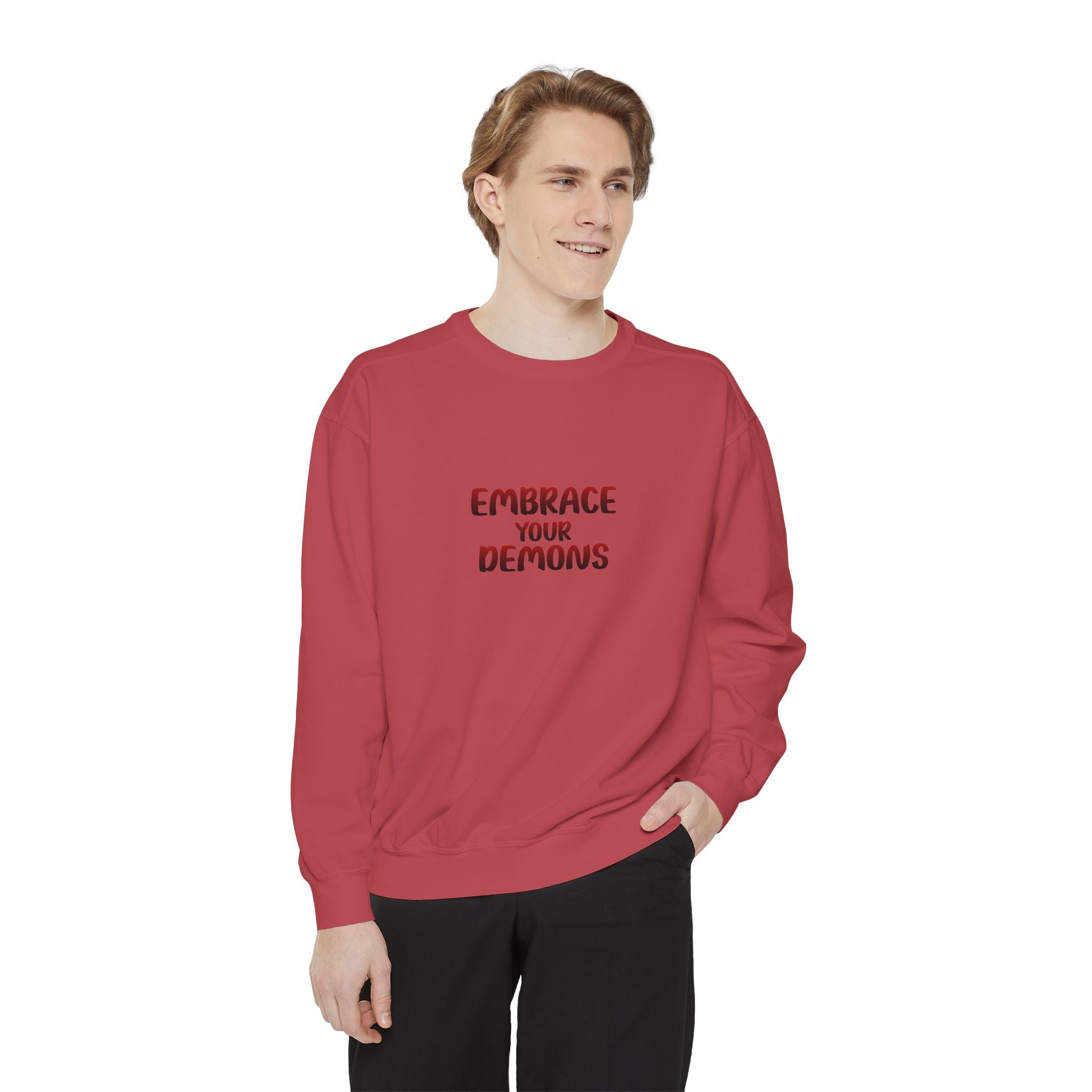 Embrace Your Demons Sweatshirt — Beautifully Dangerous Graphic Crewneck