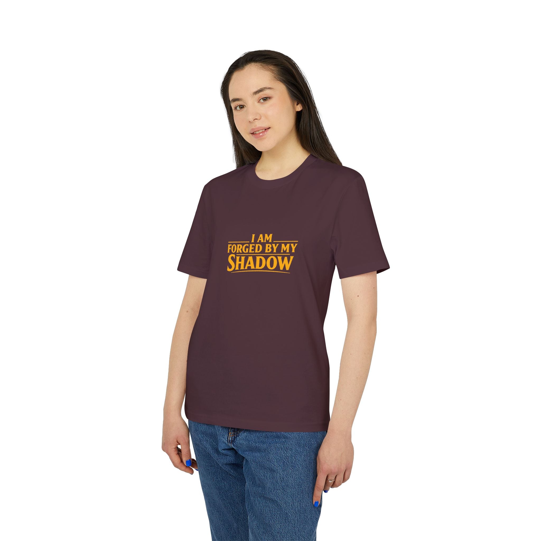 T-Shirt — “I Am Forged By My Shadow” Knight Angel Graphic Tee