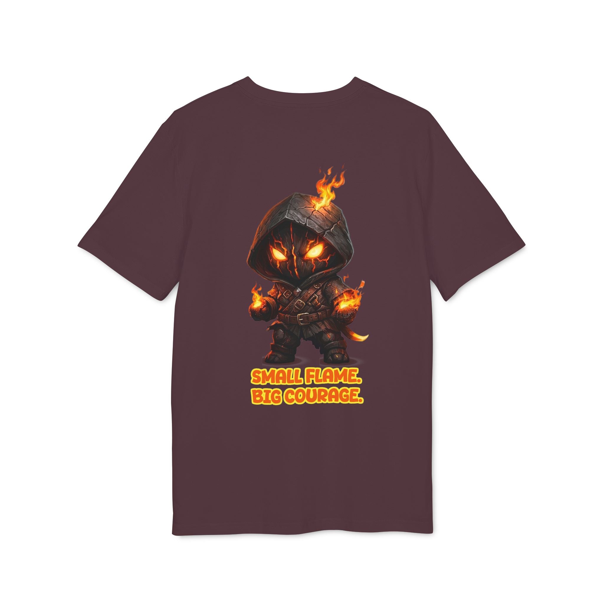 Embrace Your Demons T-Shirt — Small Flame Big Courage Graphic Tee