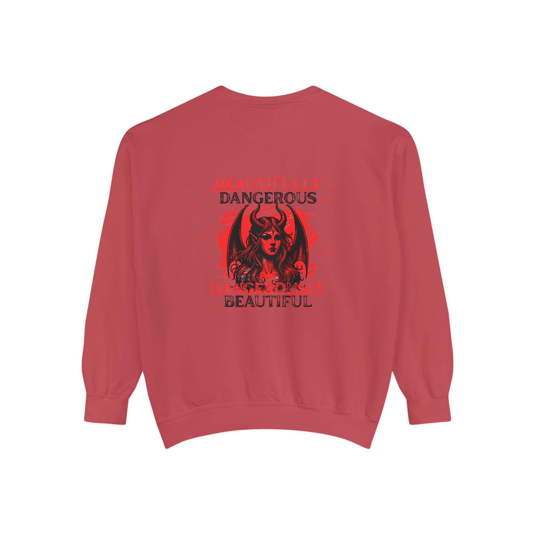 Beautifully Dengerous Unisex Garment-Dyed Sweatshirt