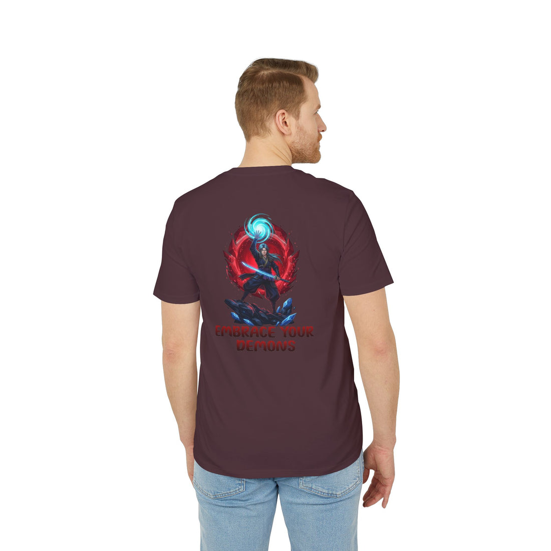 Embrace Your Demons T-Shirt — Gothic Demon Rider Graphic Tee