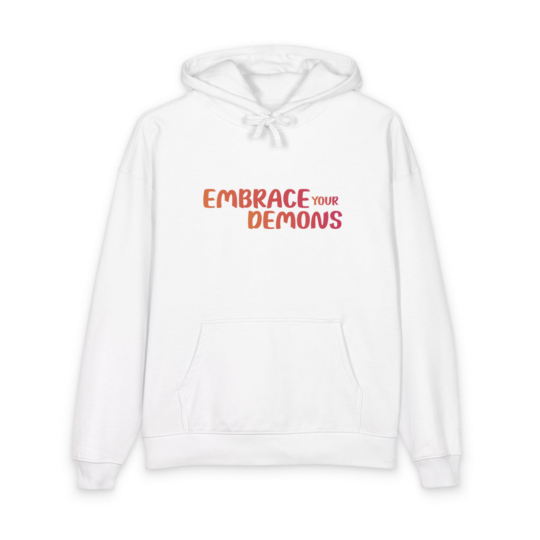 Embrace Your Demons Hoodie — Graphic Spirituality Pullover