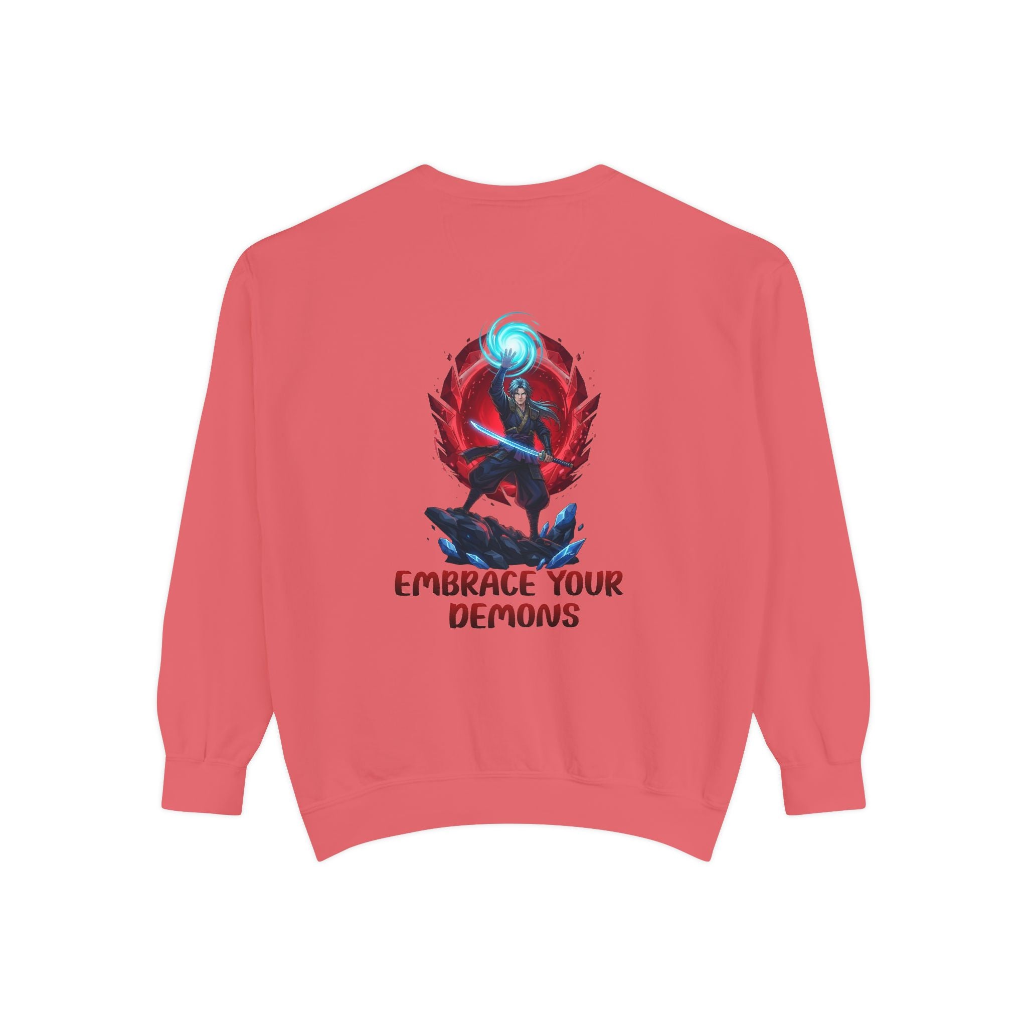 Embrace Your Demons Sweatshirt — Spiritual Fox Art Crewneck