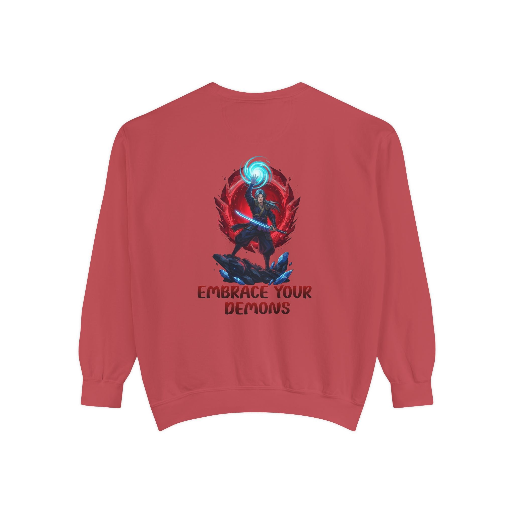 Embrace Your Demons Sweatshirt — Spiritual Fox Art Crewneck