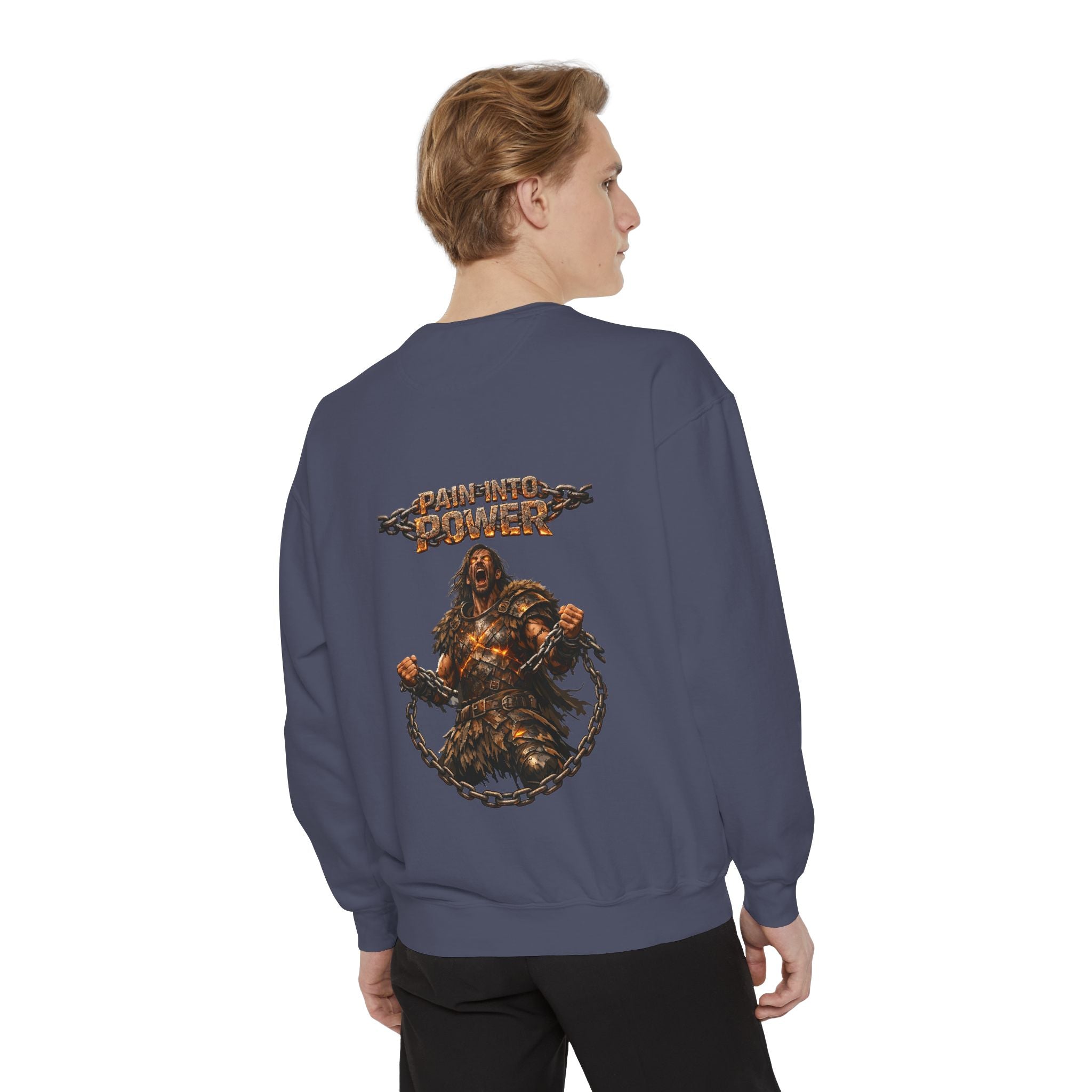 Embrace Your Demons Sweatshirt — Viking Warrior Graphic Crewneck