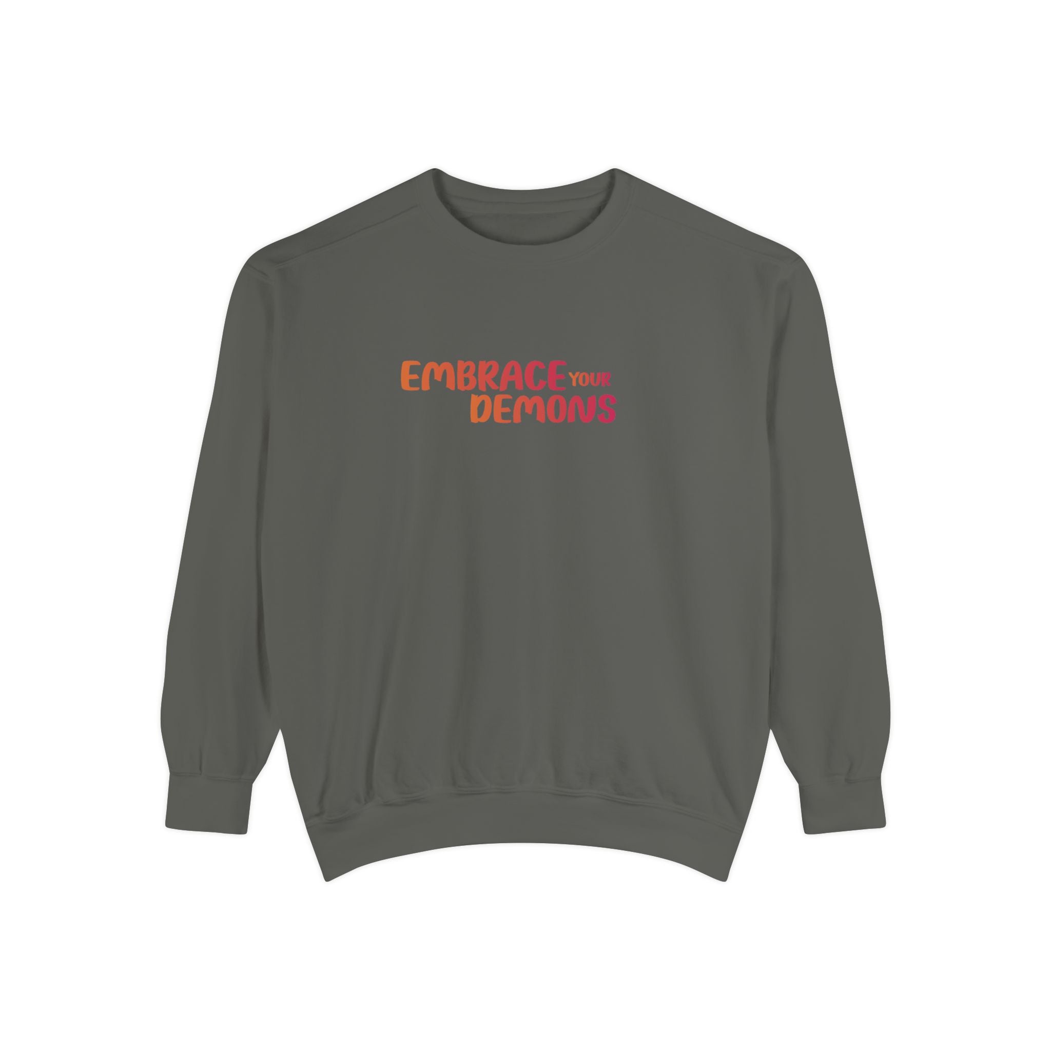 Embrace Your Demons Sweatshirt — Samurai Warrior Graphic Crewneck