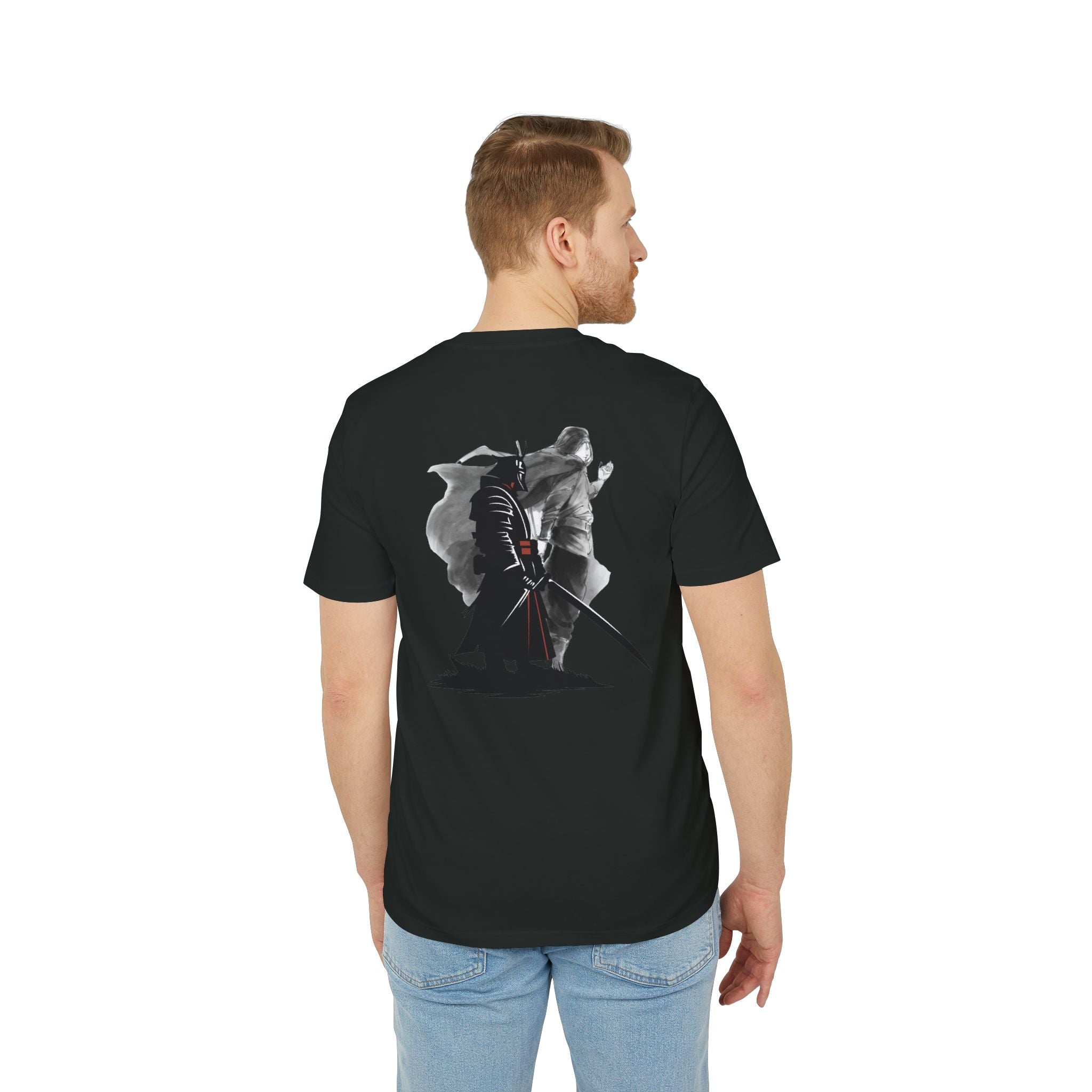 Samurai Shadow Tee — "Embrace the Demons" Graphic T-Shirt