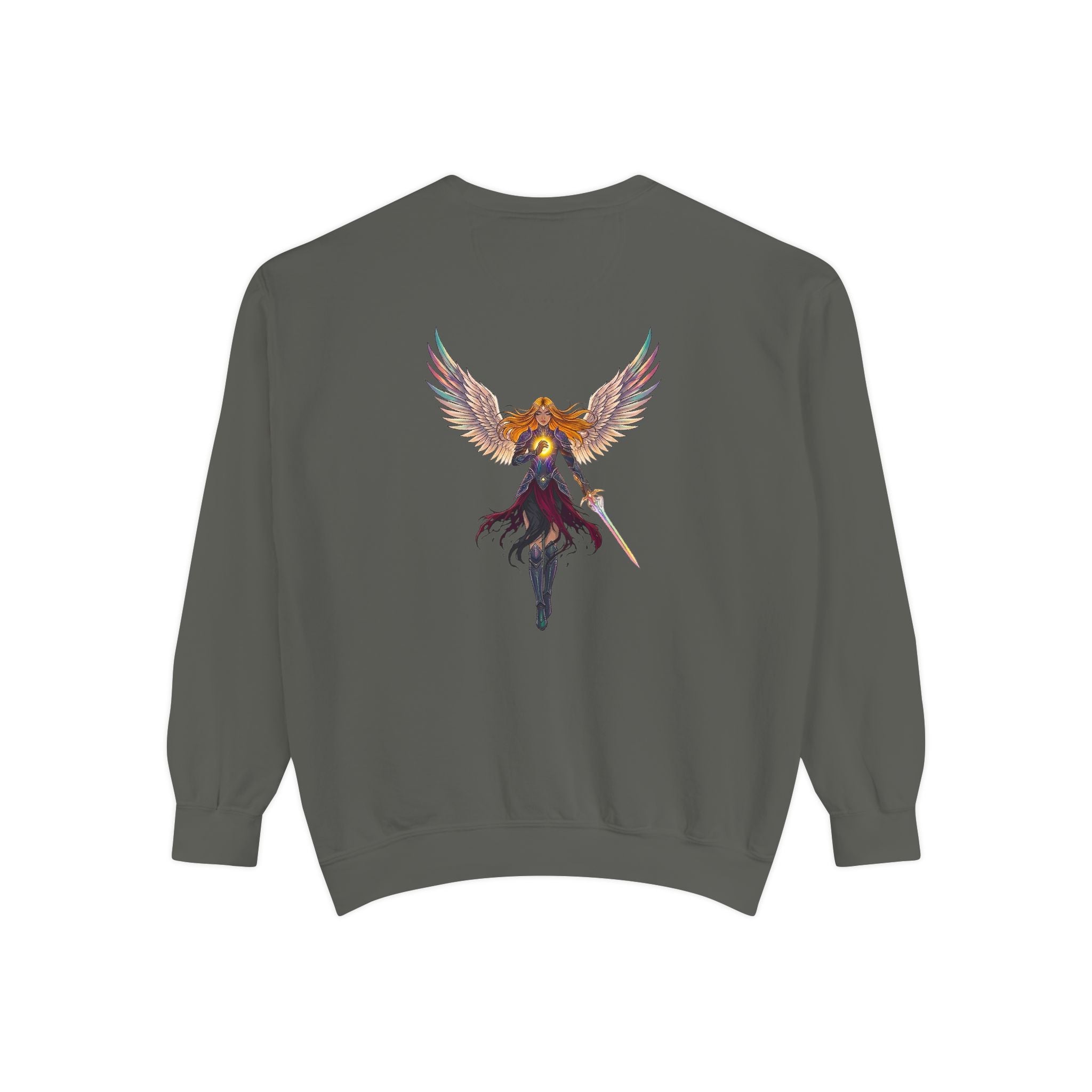 Embrace Your Demons Sweatshirt — Angel Warrior Graphic Crewneck