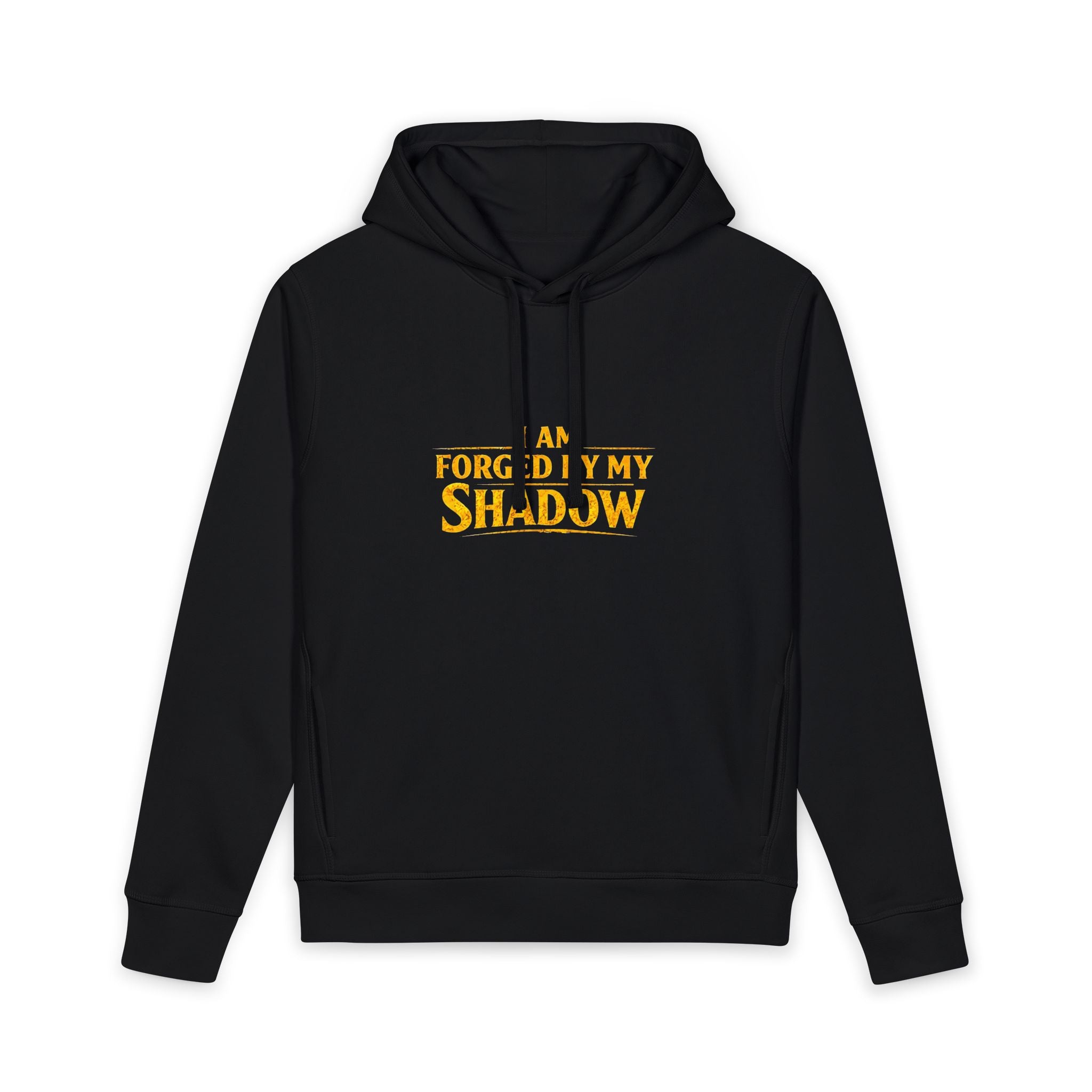 Forged by My Shadow Hoodie — Fantasy Warrior Graphic Hoodie