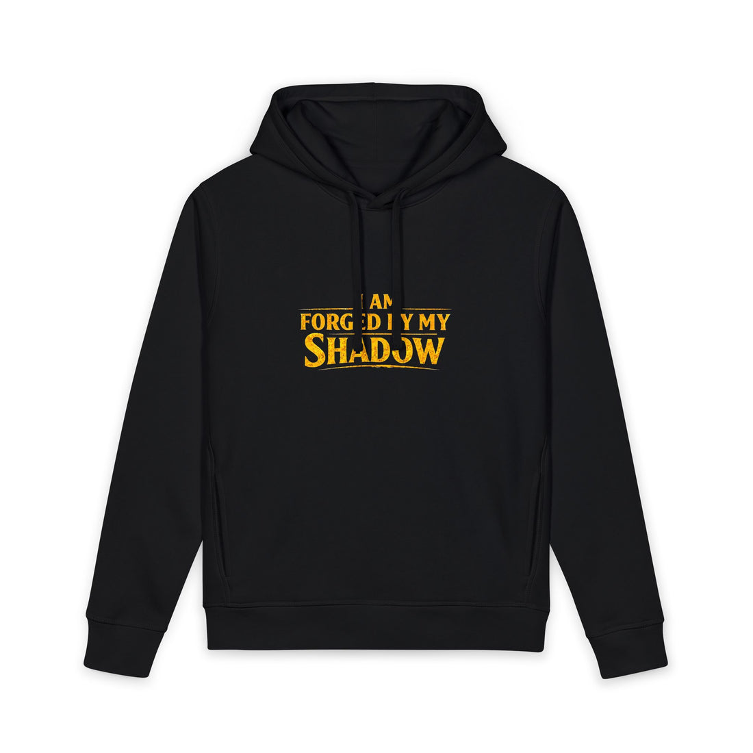 Forged by My Shadow Hoodie — Fantasy Warrior Graphic Hoodie