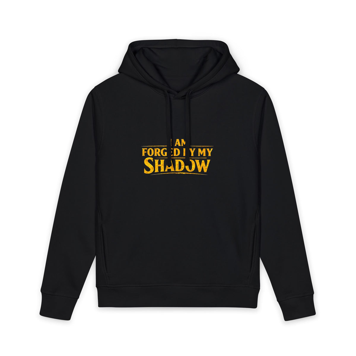 Forged by My Shadow Hoodie — Fantasy Warrior Graphic Hoodie