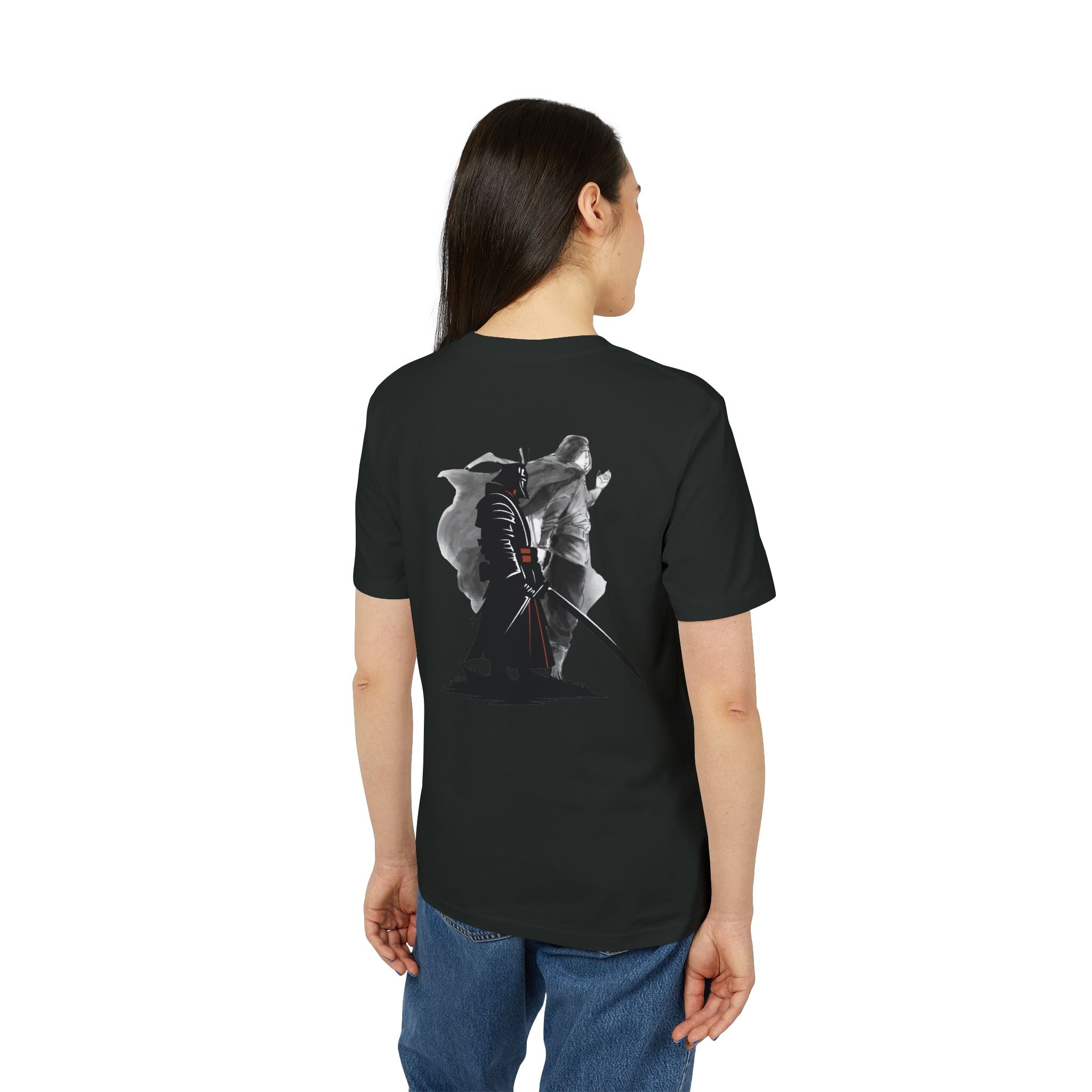 Samurai Shadow Tee — "Embrace the Demons" Graphic T-Shirt