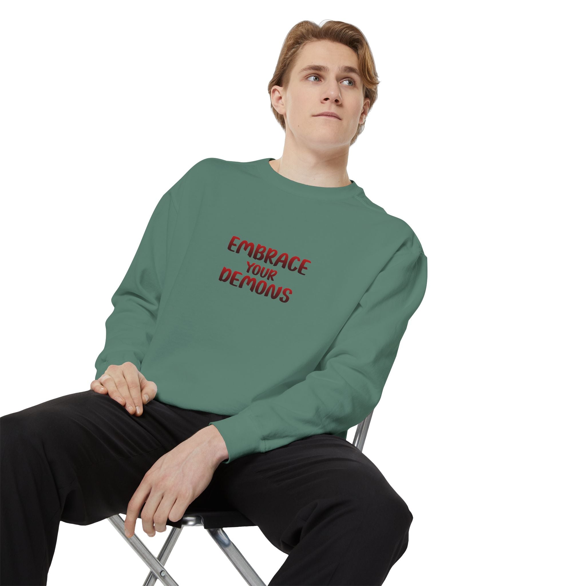 Embrace Your Demons Sweatshirt — Beautifully Dangerous Graphic Crewneck