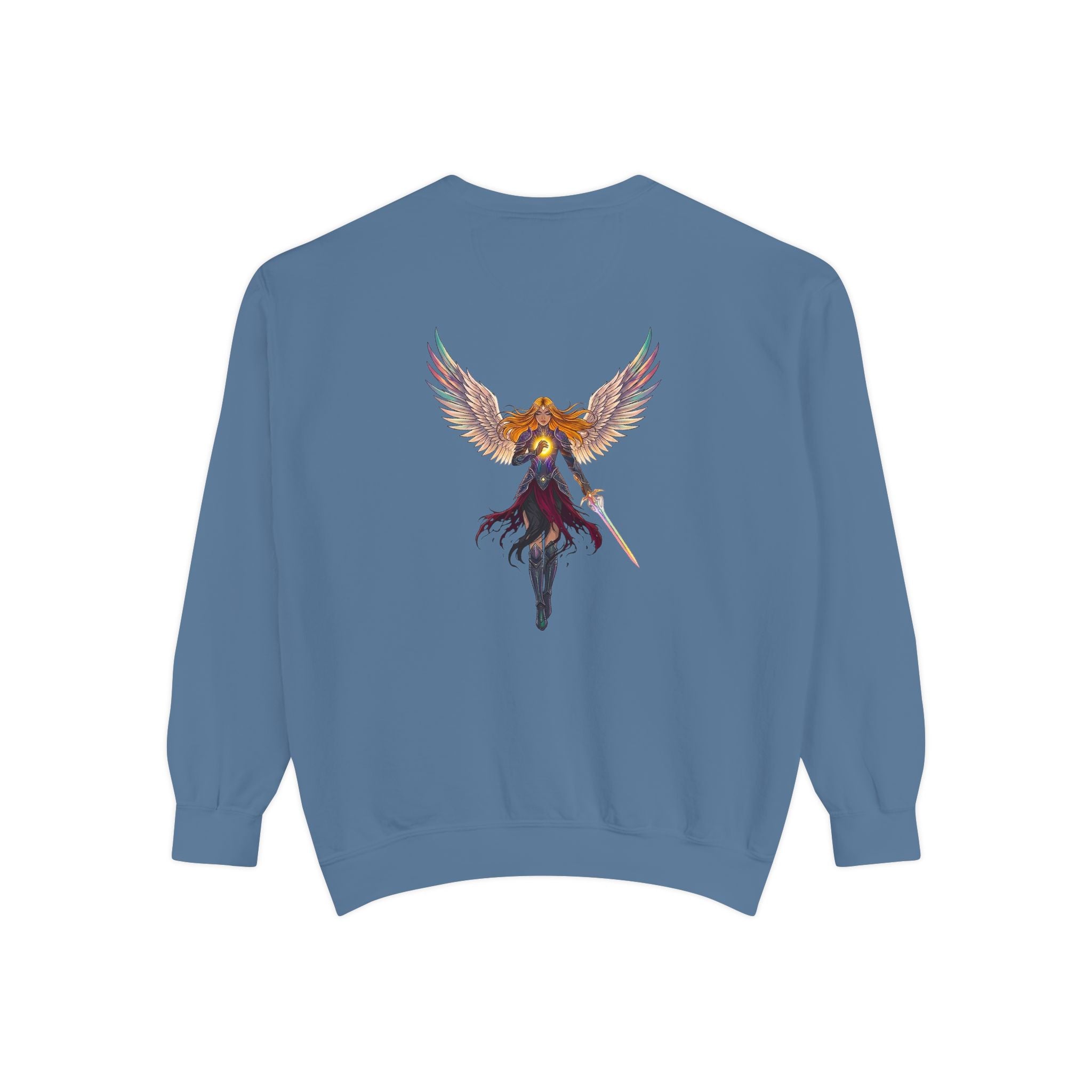Embrace Your Demons Sweatshirt — Angel Warrior Graphic Crewneck