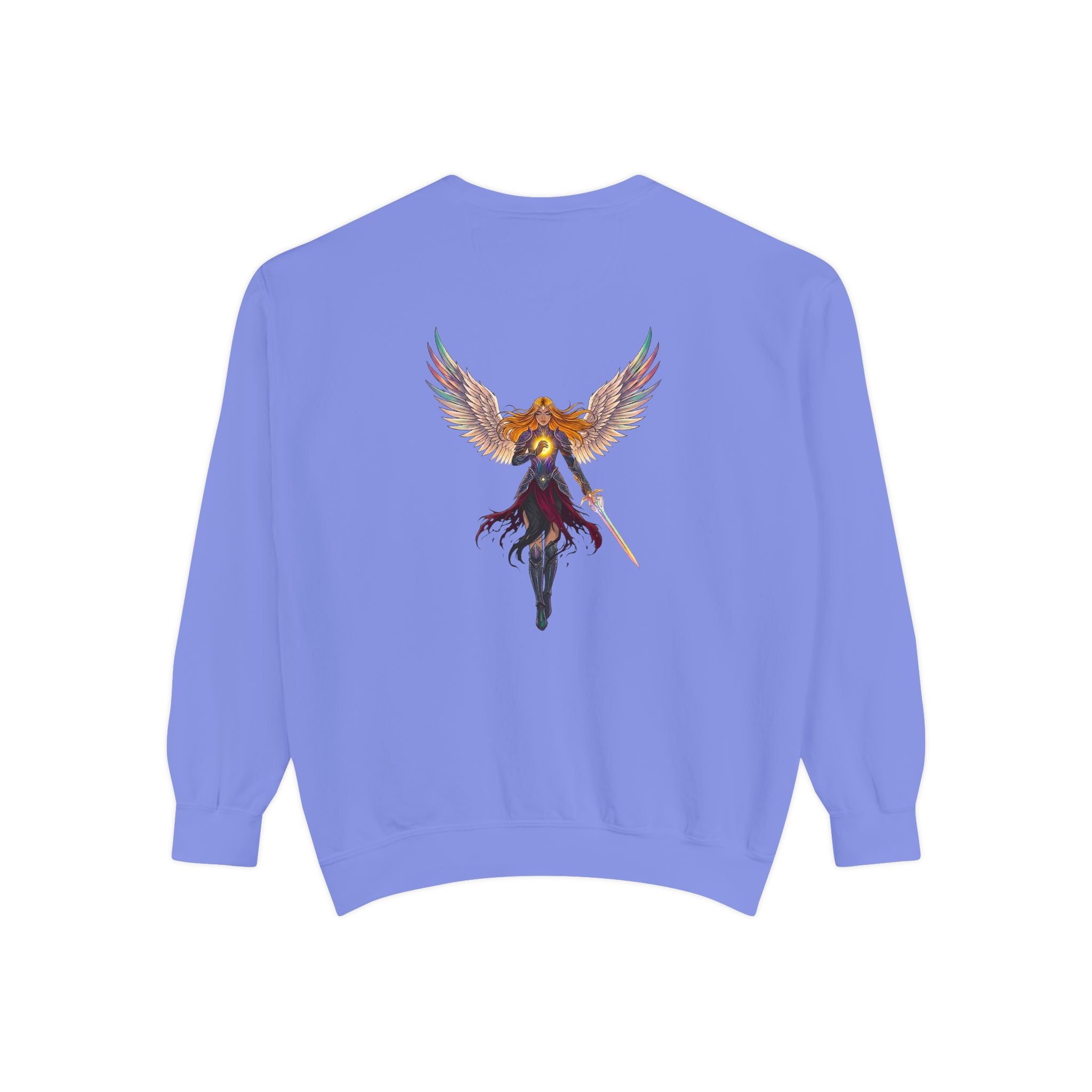 Embrace Your Demons Sweatshirt — Angel Warrior Graphic Crewneck