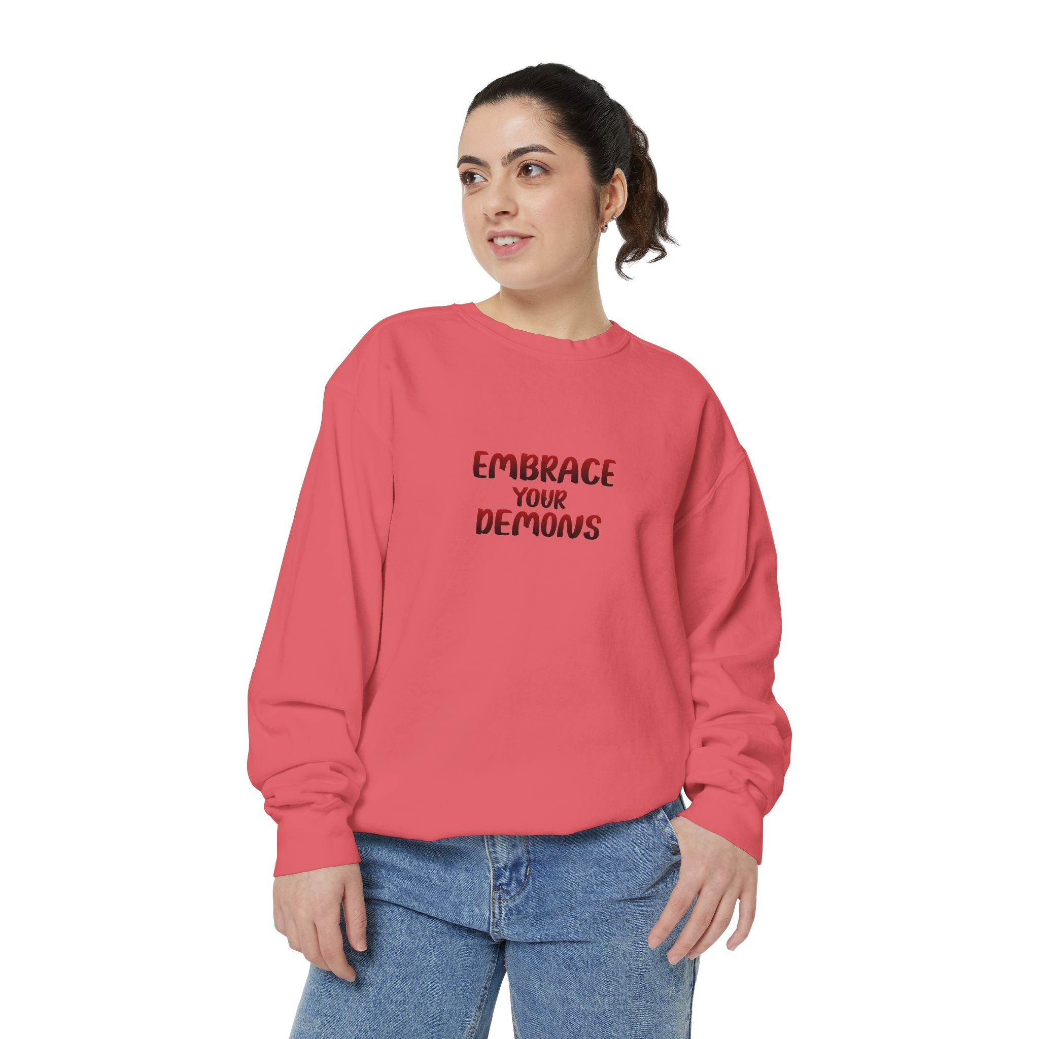 Embrace Your Demons Sweatshirt — Beautifully Dangerous Graphic Crewneck