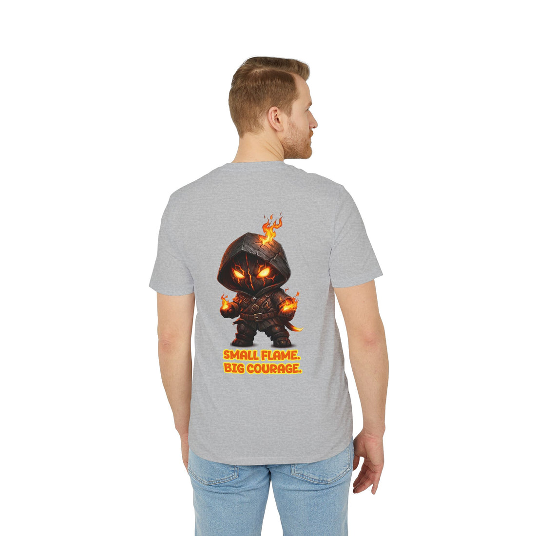 Embrace Your Demons T-Shirt — Small Flame Big Courage Graphic Tee